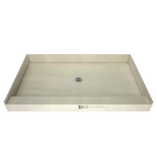 Tile Redi Single Threshold Shower Pan With Center Drain 34in X 48in 100067123 Floor And Decor