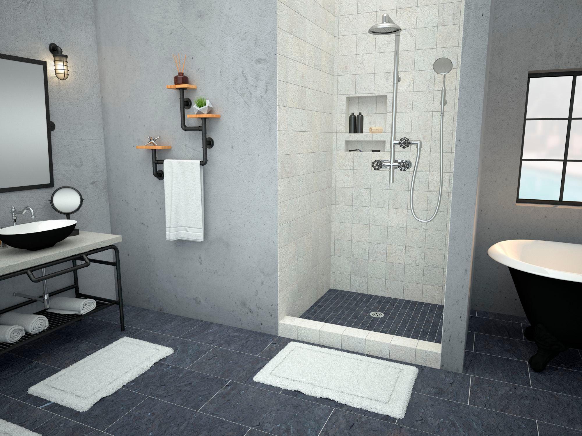 Unique Shower Base Style Configurations And Drain Options