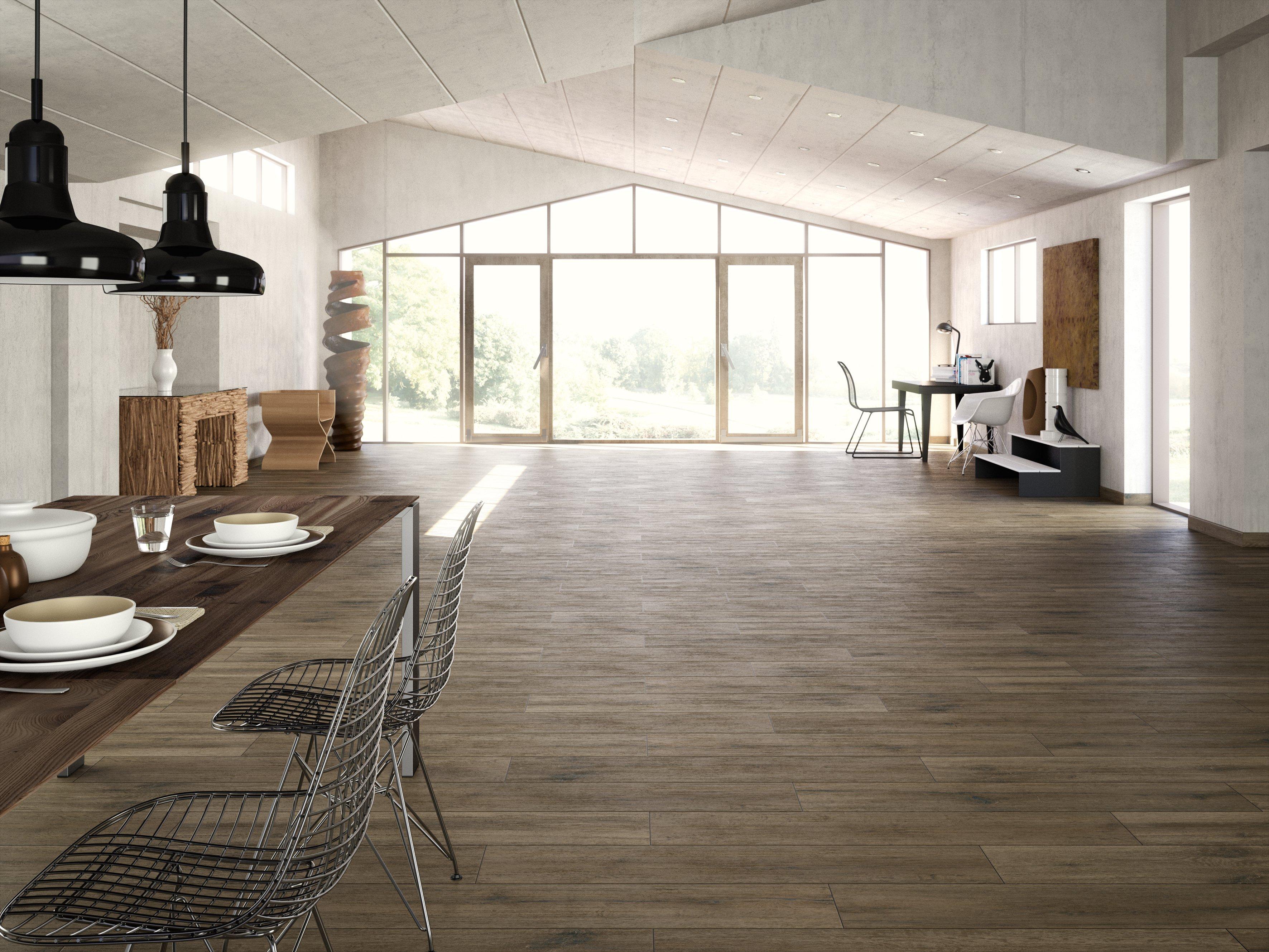Castille Wengue Wood Plank Porcelain Tile