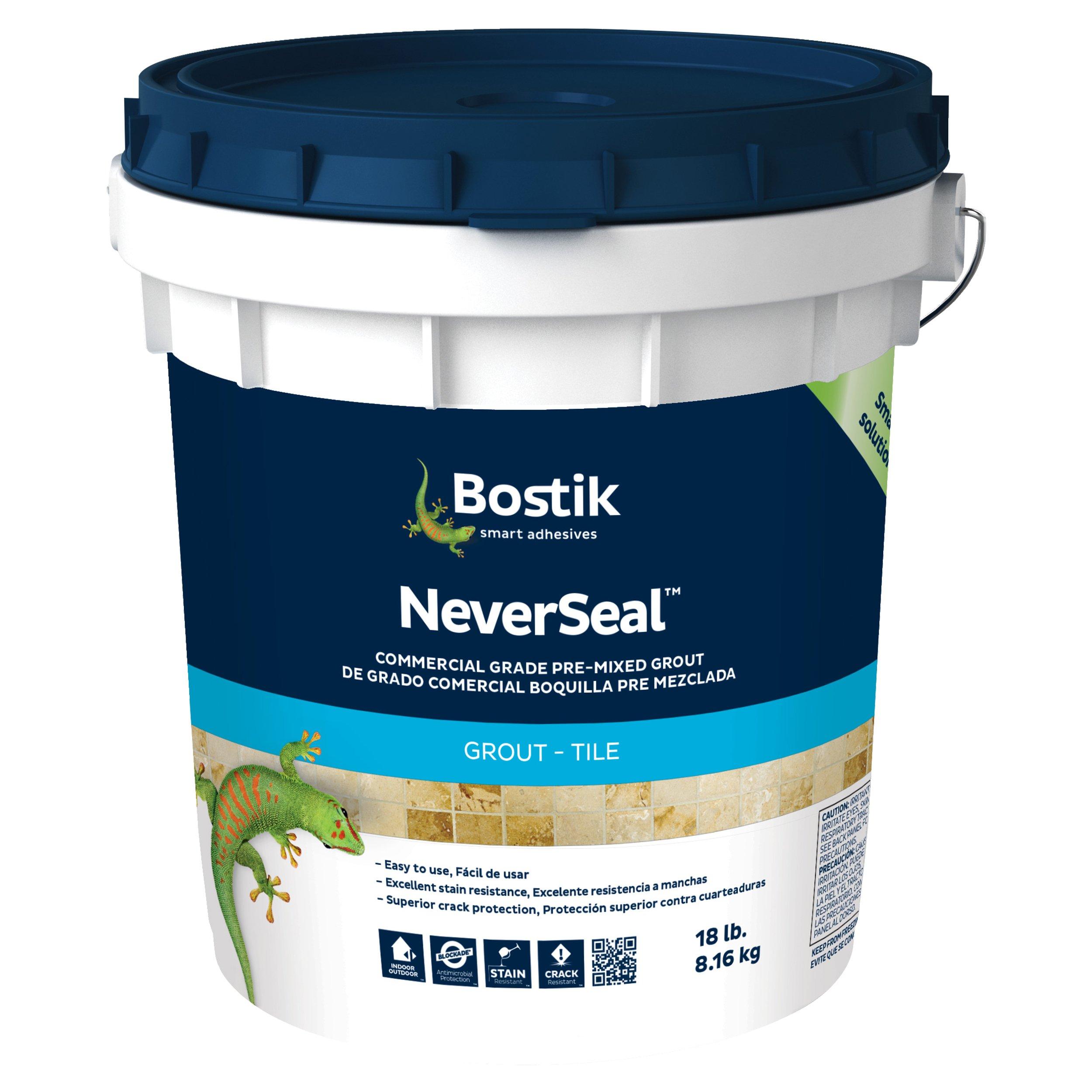 Bostik Neverseal Misty Gray Pre-Mixed Commercial Grade Grout | Floor ...