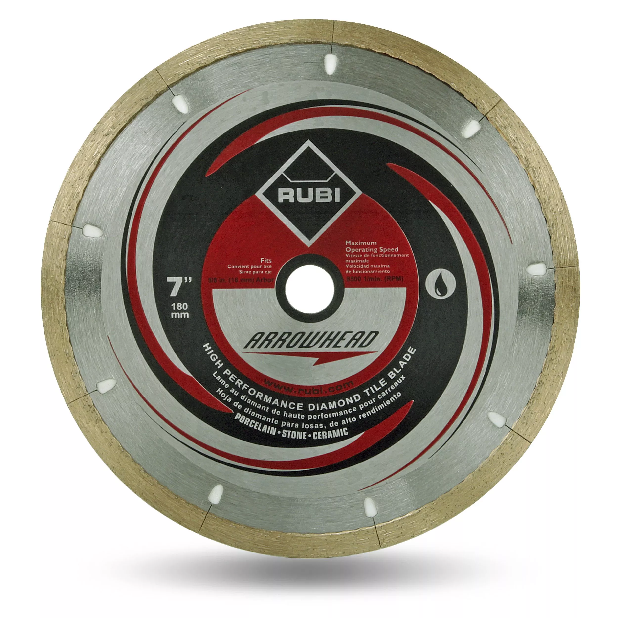 Rubi 7in. Arrowhead Diamond Blade