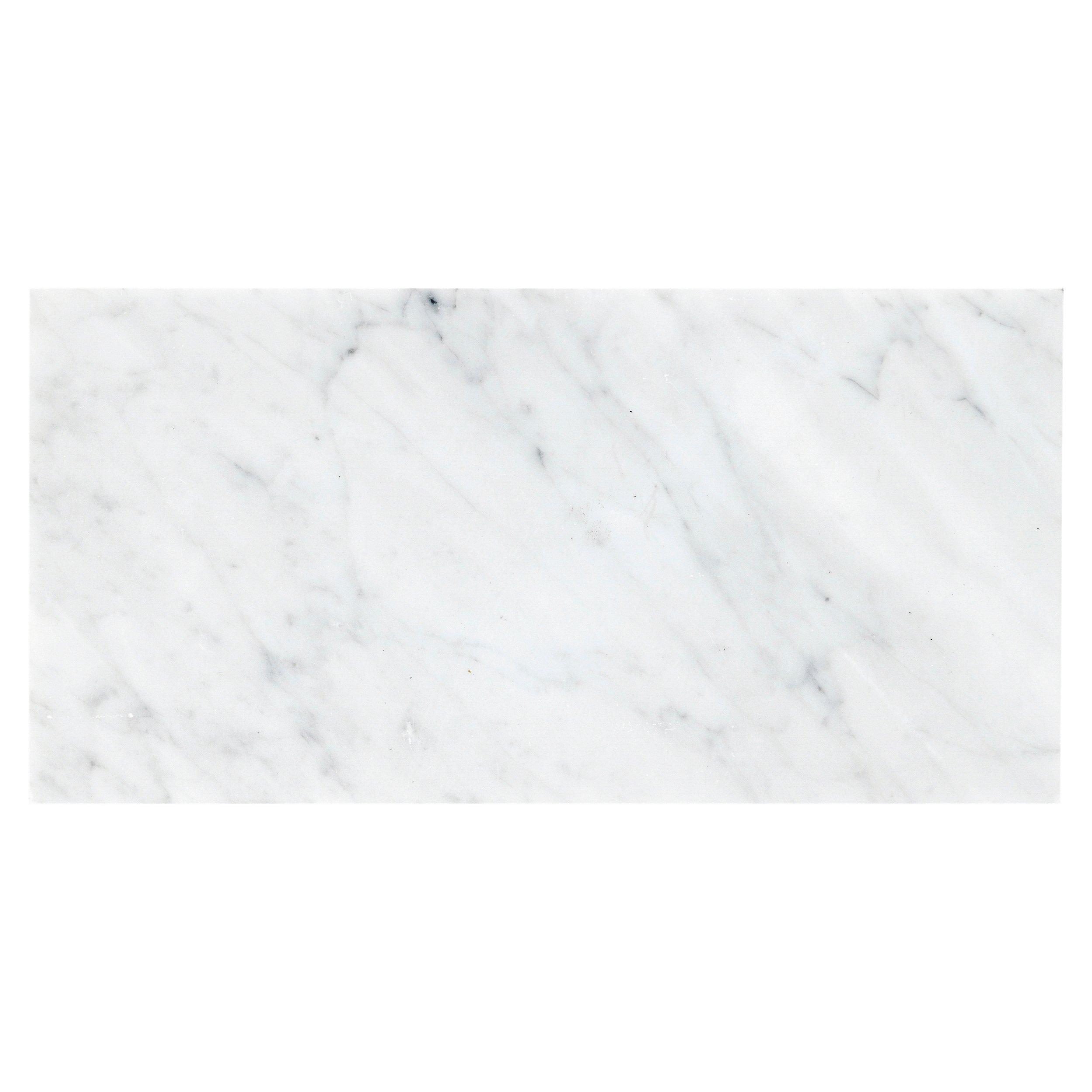 Bianco Carrara White Marble Tile | Floor and Decor