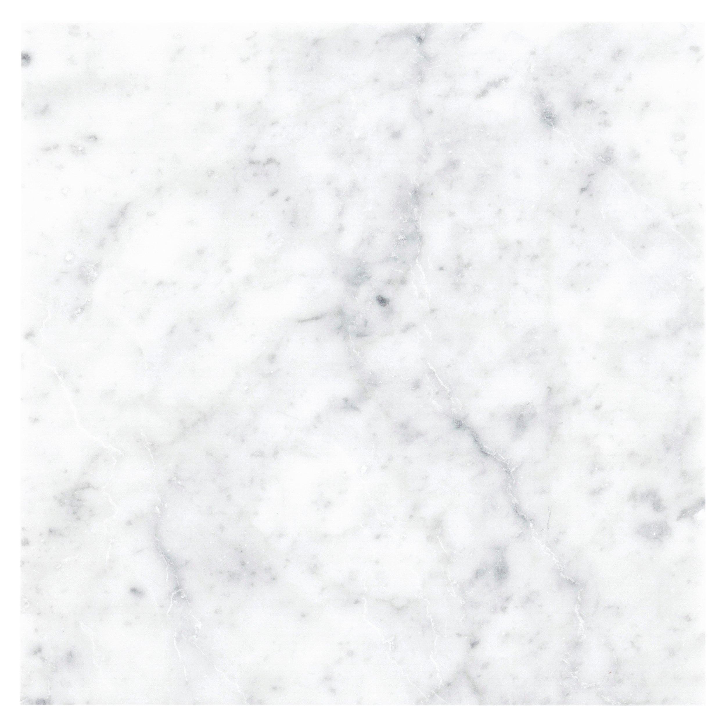 Bianco Carrara Polished Marble Tile