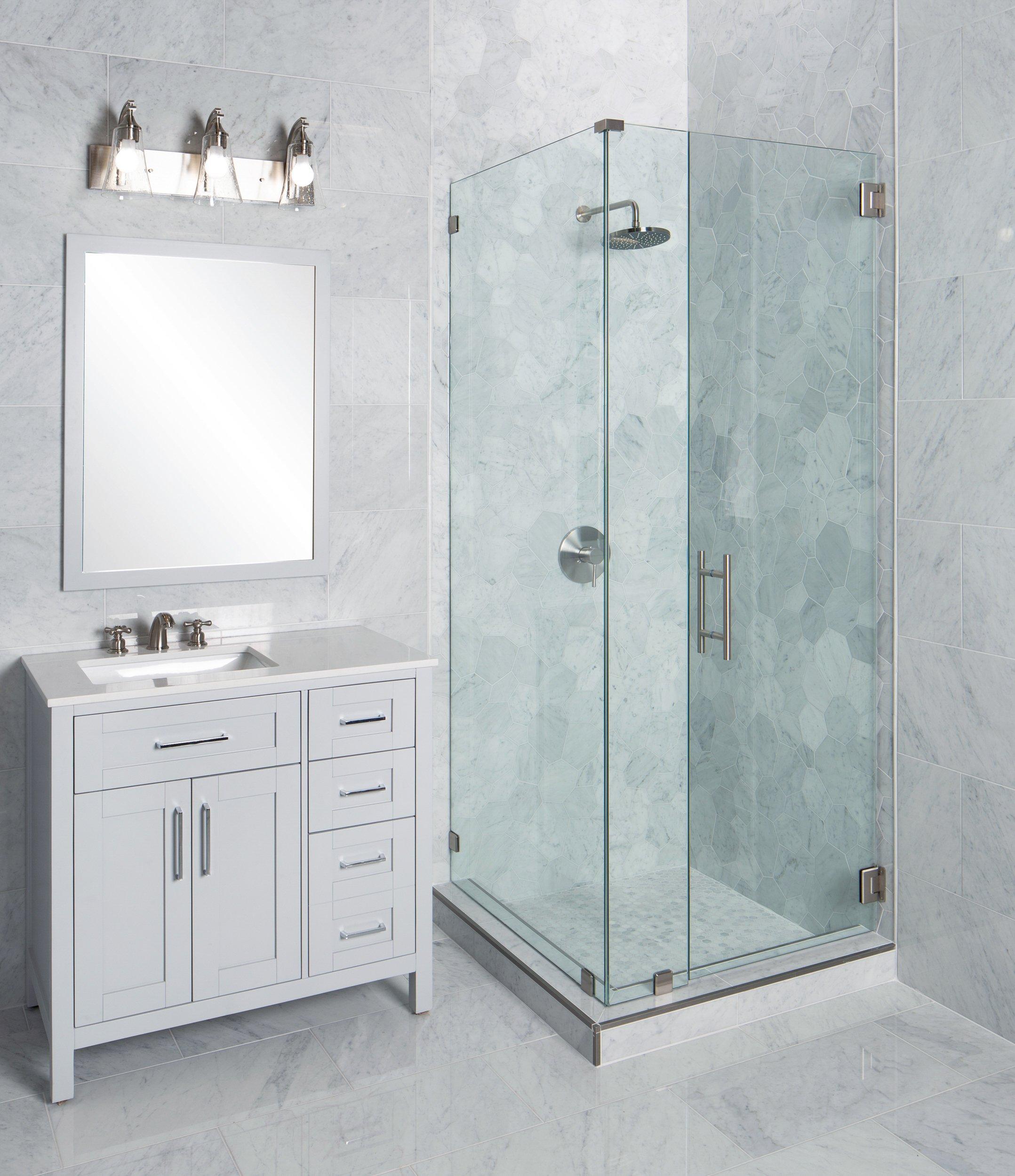 Bianco Carrara Polished Marble Tile