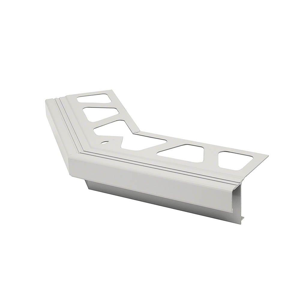 Schluter Bara-Rak Out Corner 135 Degrees Aluminum Bright White