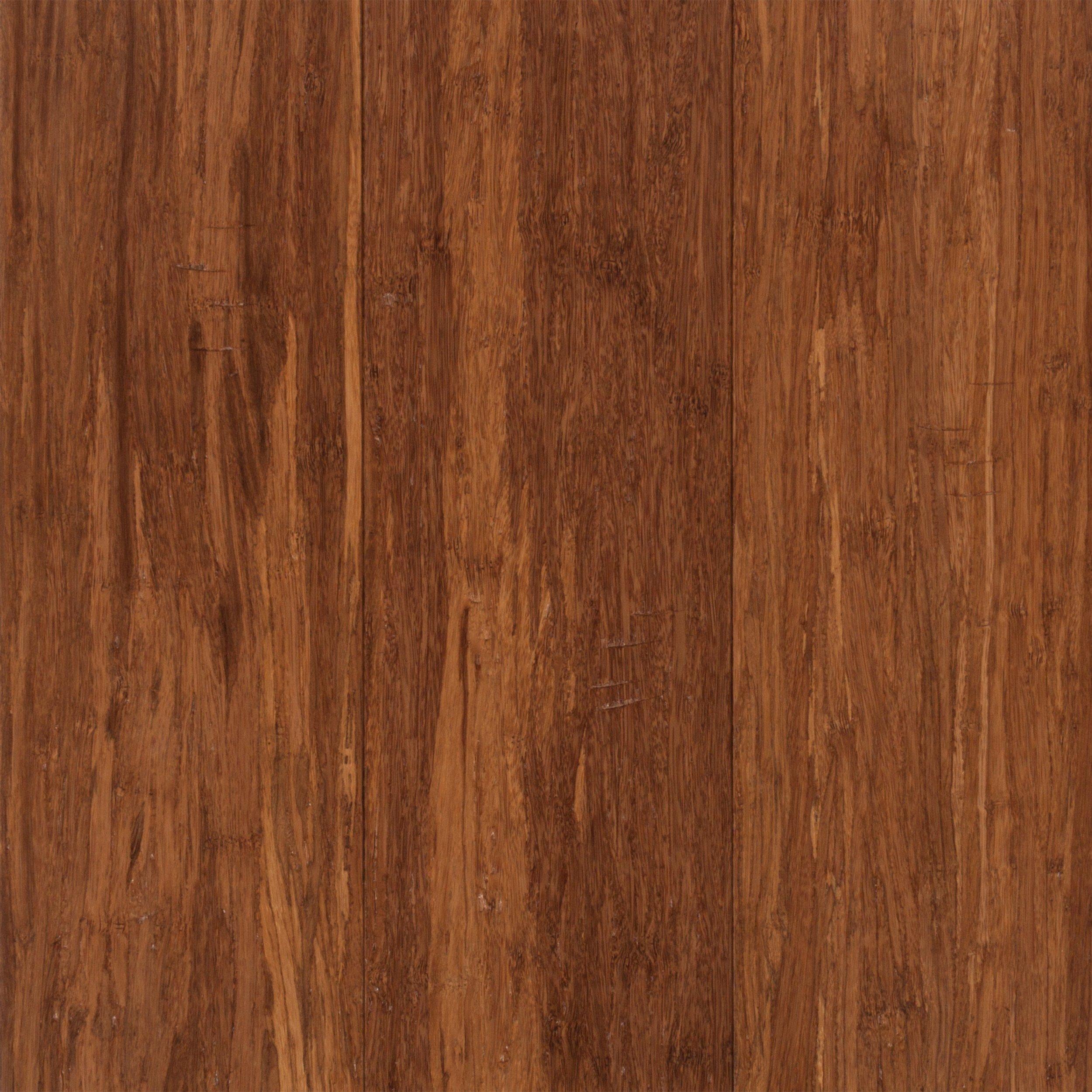 Eco Forest Aradon Frost Wire Brushed Solid Stranded Bamboo Floor & Decor