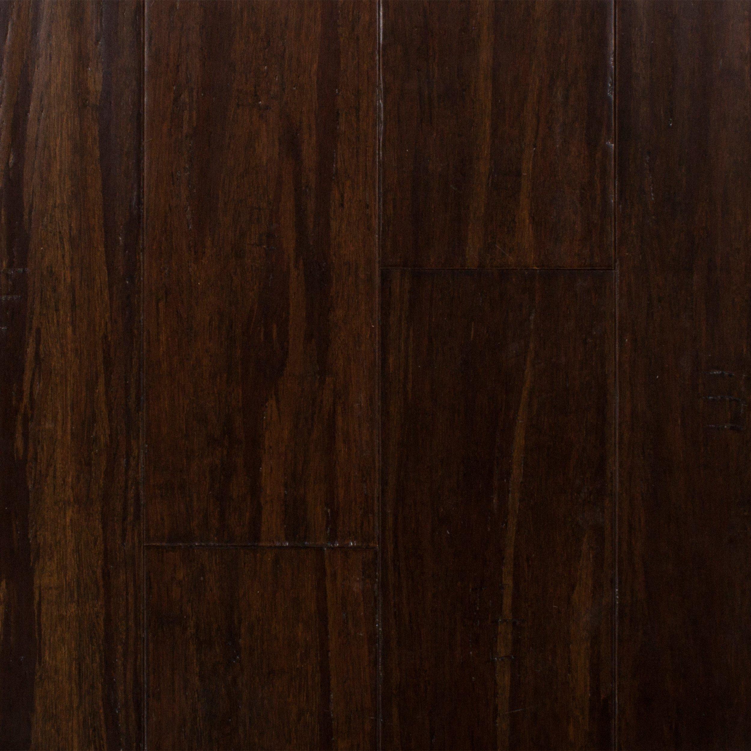 Eco Forest Italian Villa Hand Scraped Solid Stranded Bamboo Floor & Decor