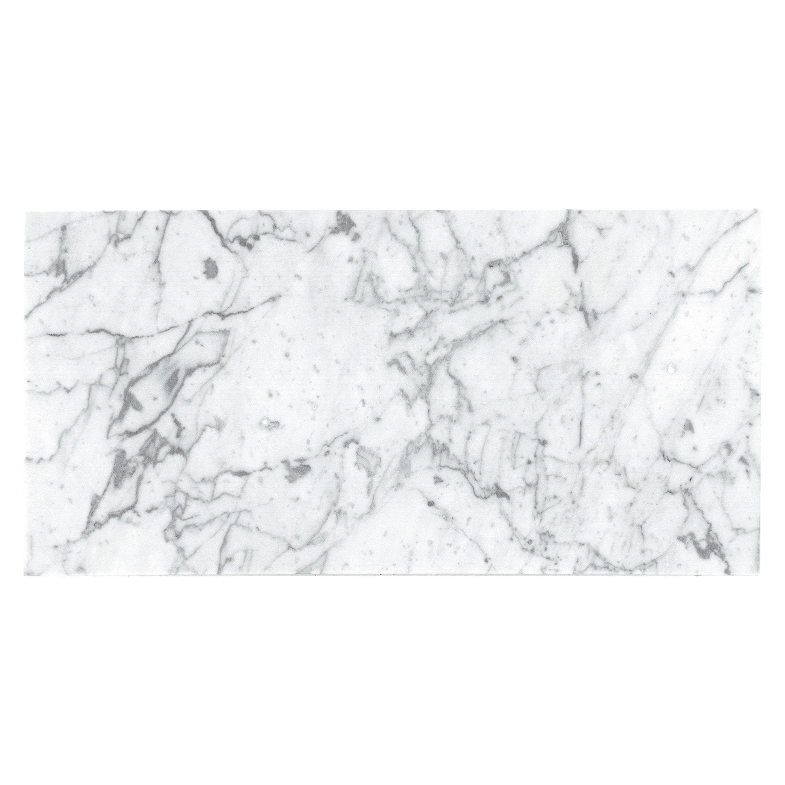 Bianco Carrara Honed Marble Tile