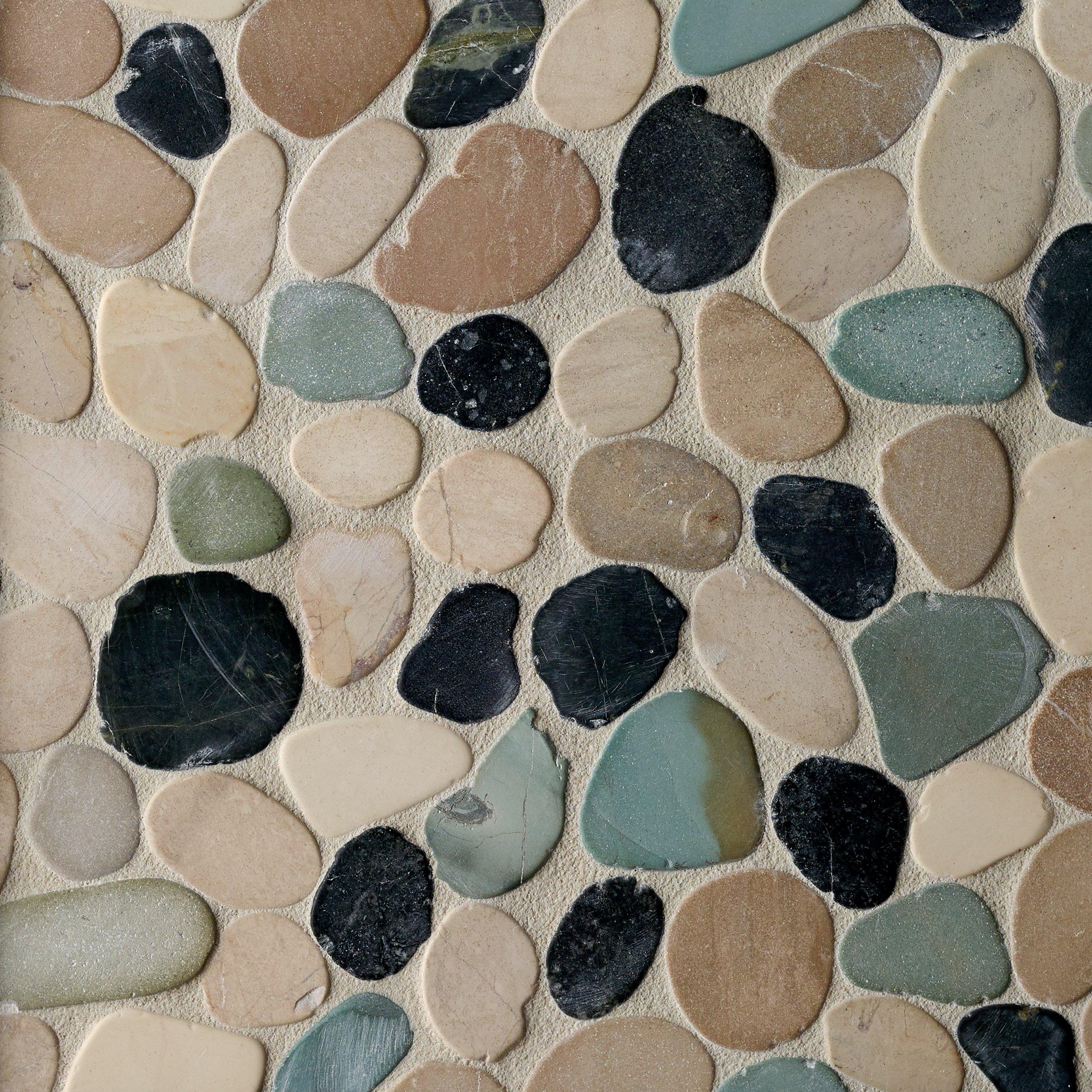 Samos Honed Pebble Mosaic 12 X 12 100517028 Floor And Decor