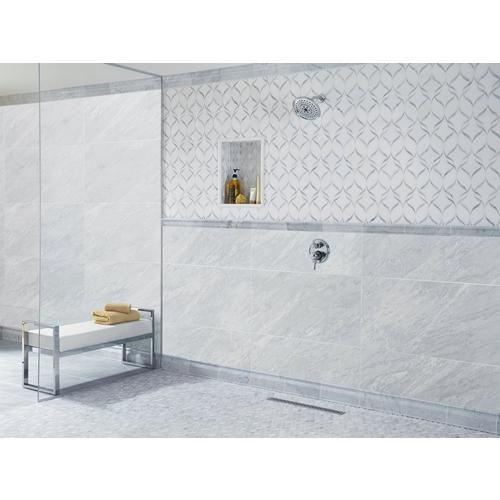 Bianco Carrara Marble Chair Rail 3 X 12 100156256 Floor And Decor