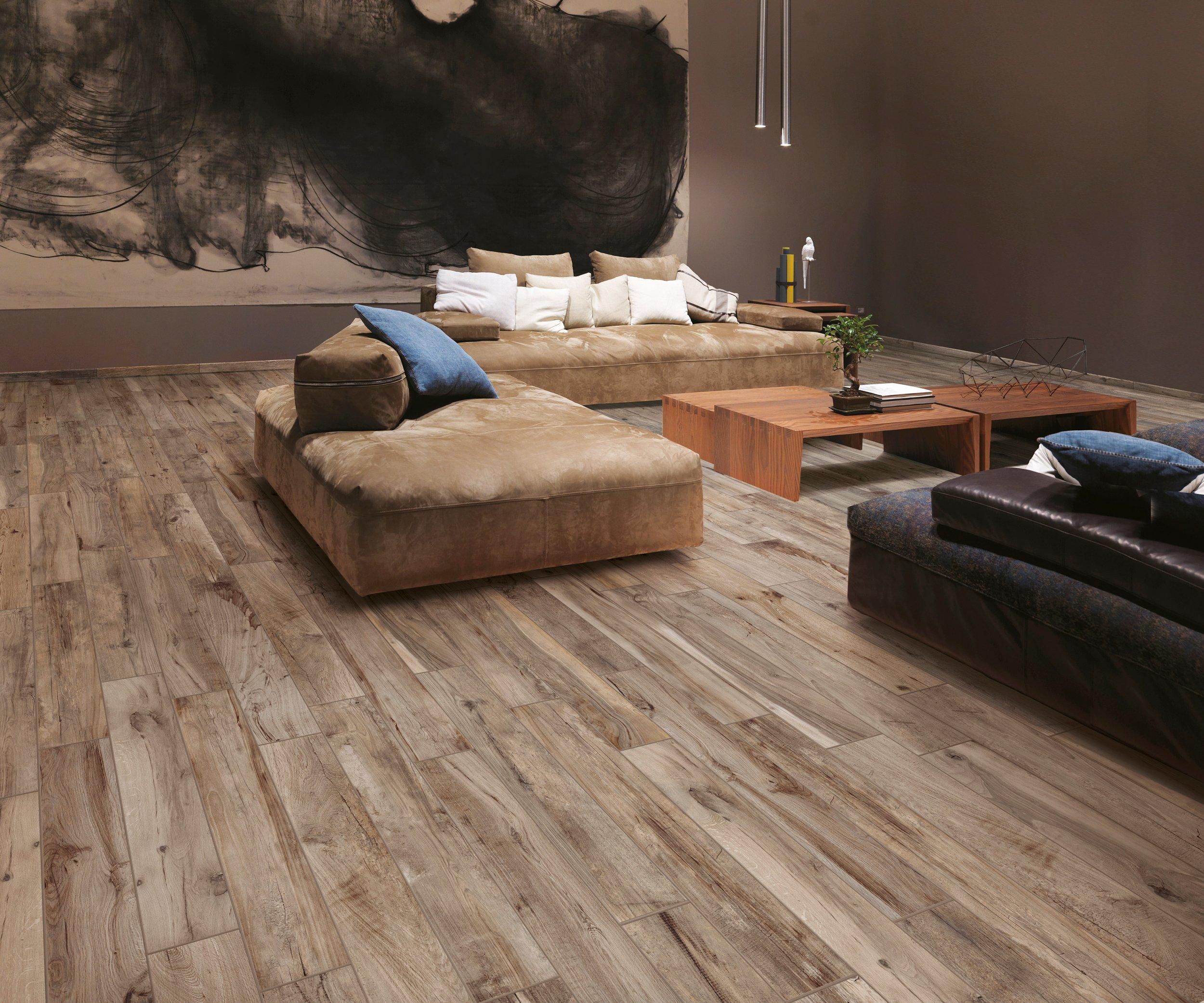 Soft Ash Wood Plank Matte Porcelain Tile