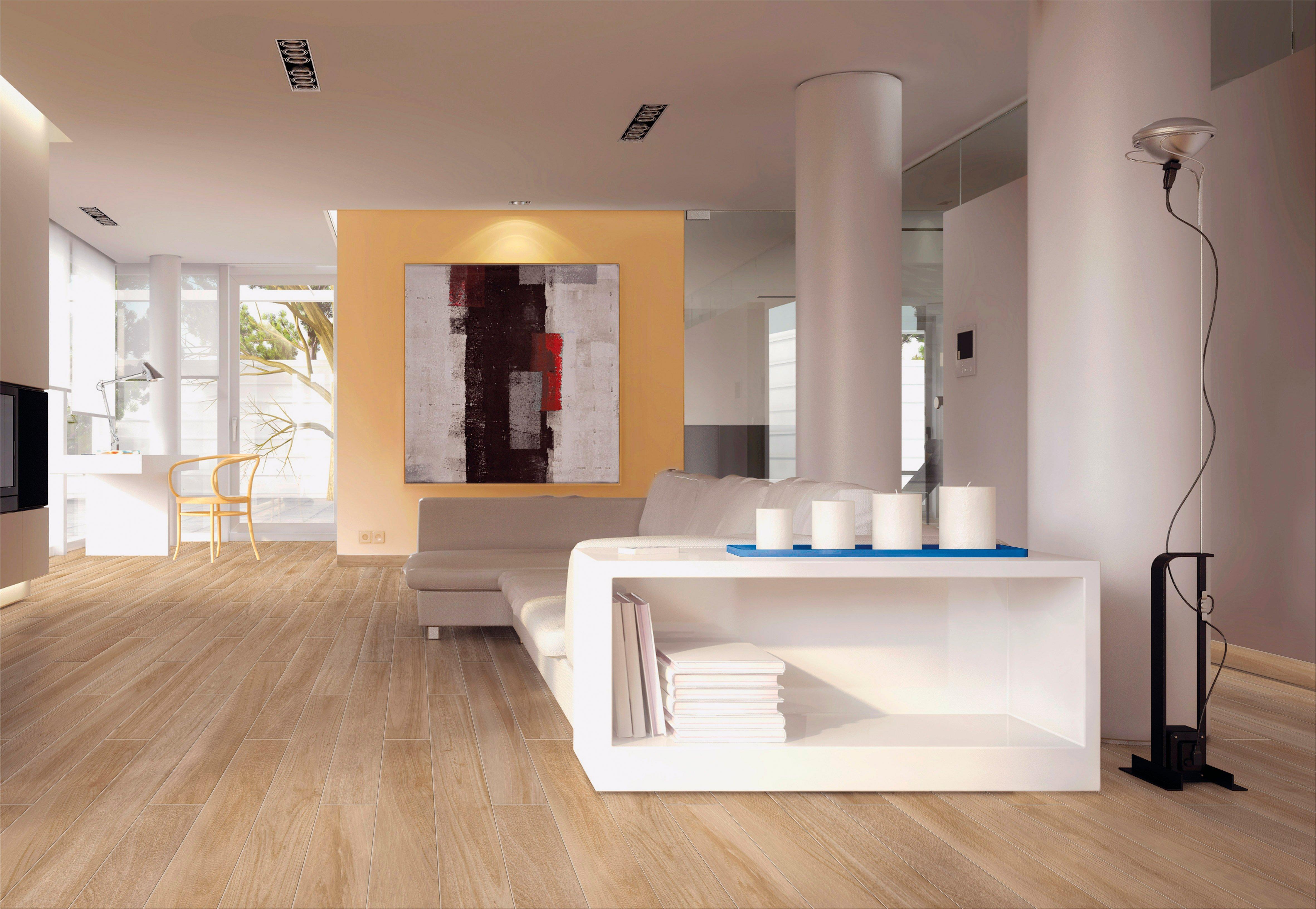 Chalet Miele Wood Plank Porcelain Tile Floor & Decor