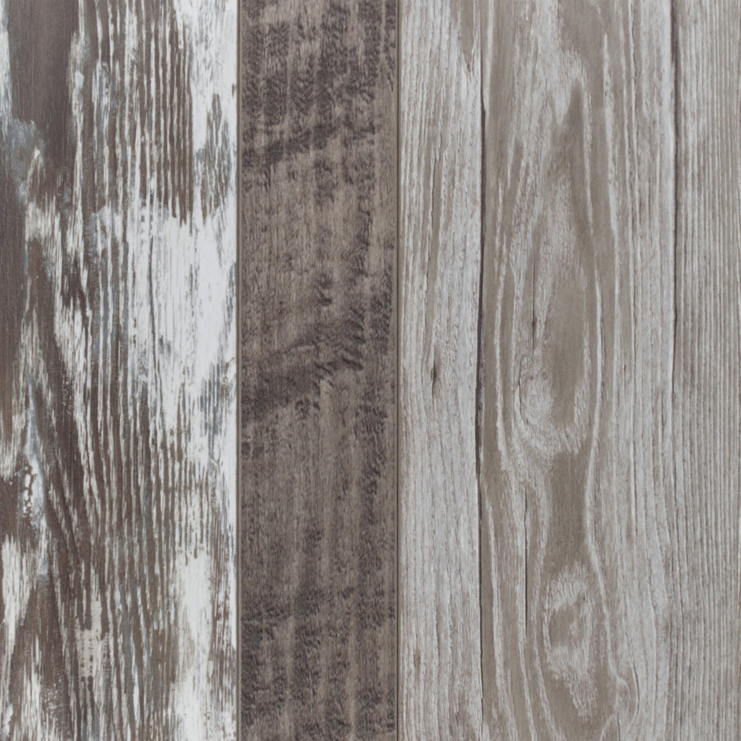 Wallpaper Flooring - Reclaimed Wood Floor - Grey 1:24 Scale 2815H