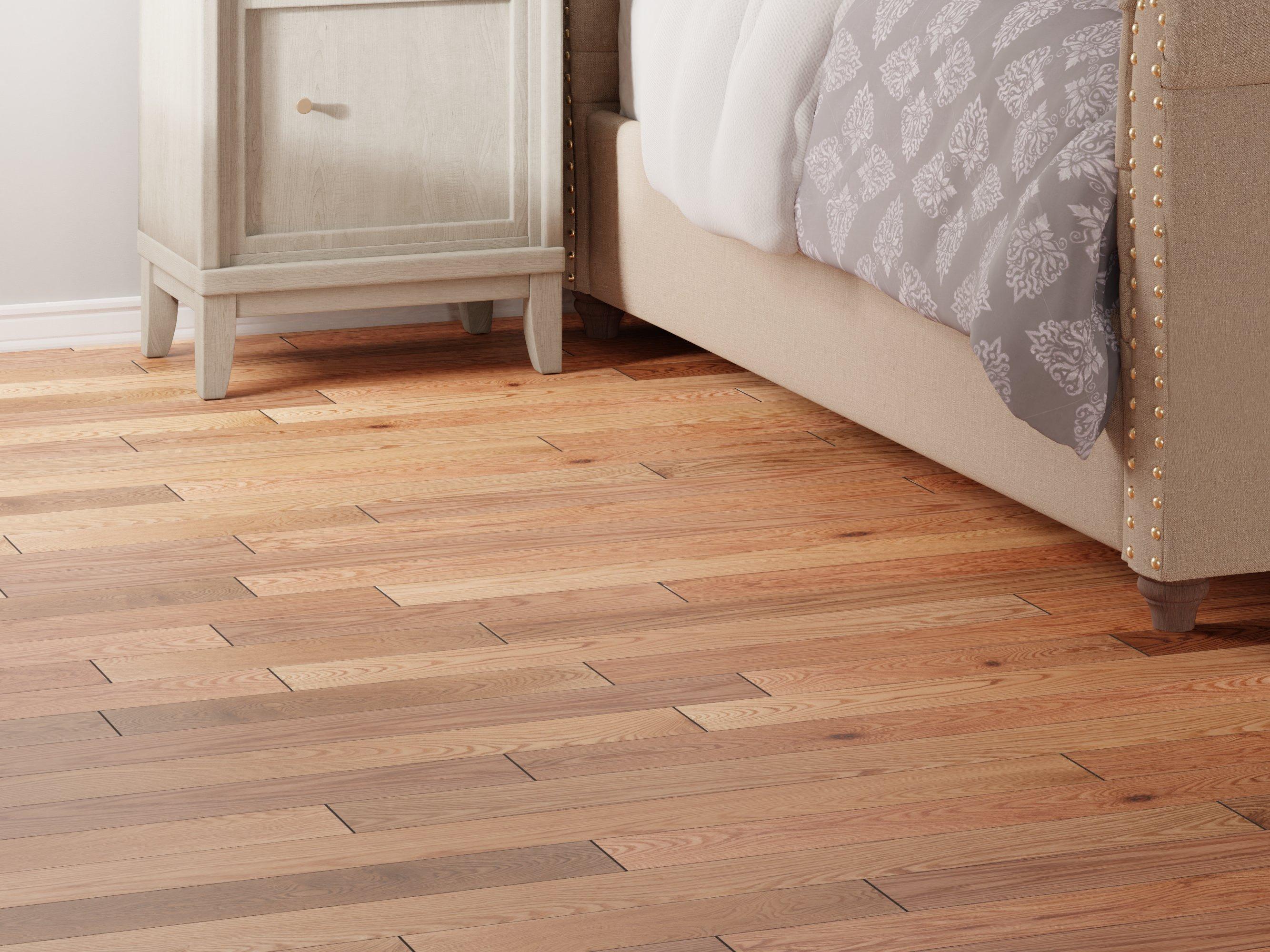 Natural Red Oak Smooth Solid Hardwood Floor and Decor