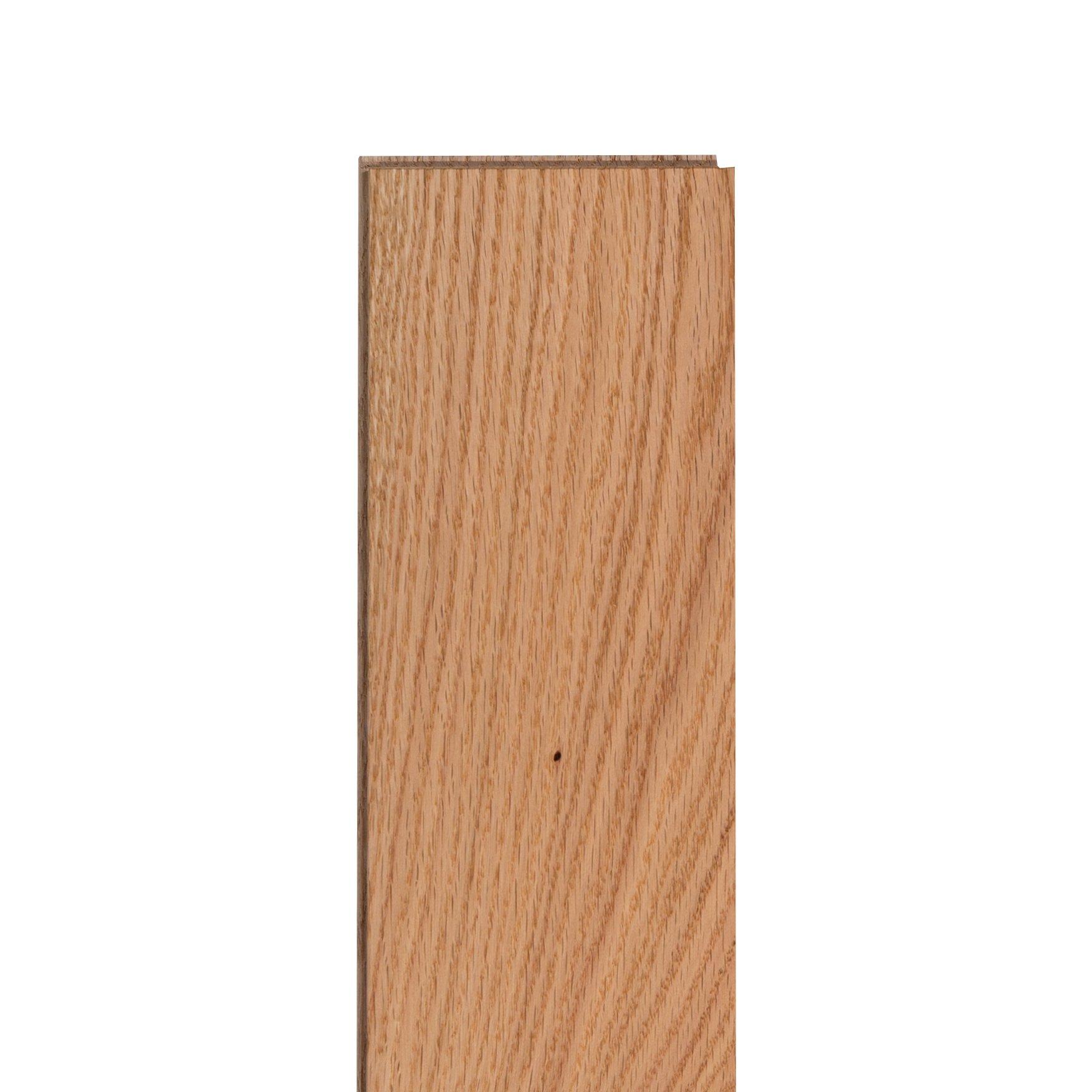 Natural Red Oak Smooth Solid Hardwood Floor and Decor