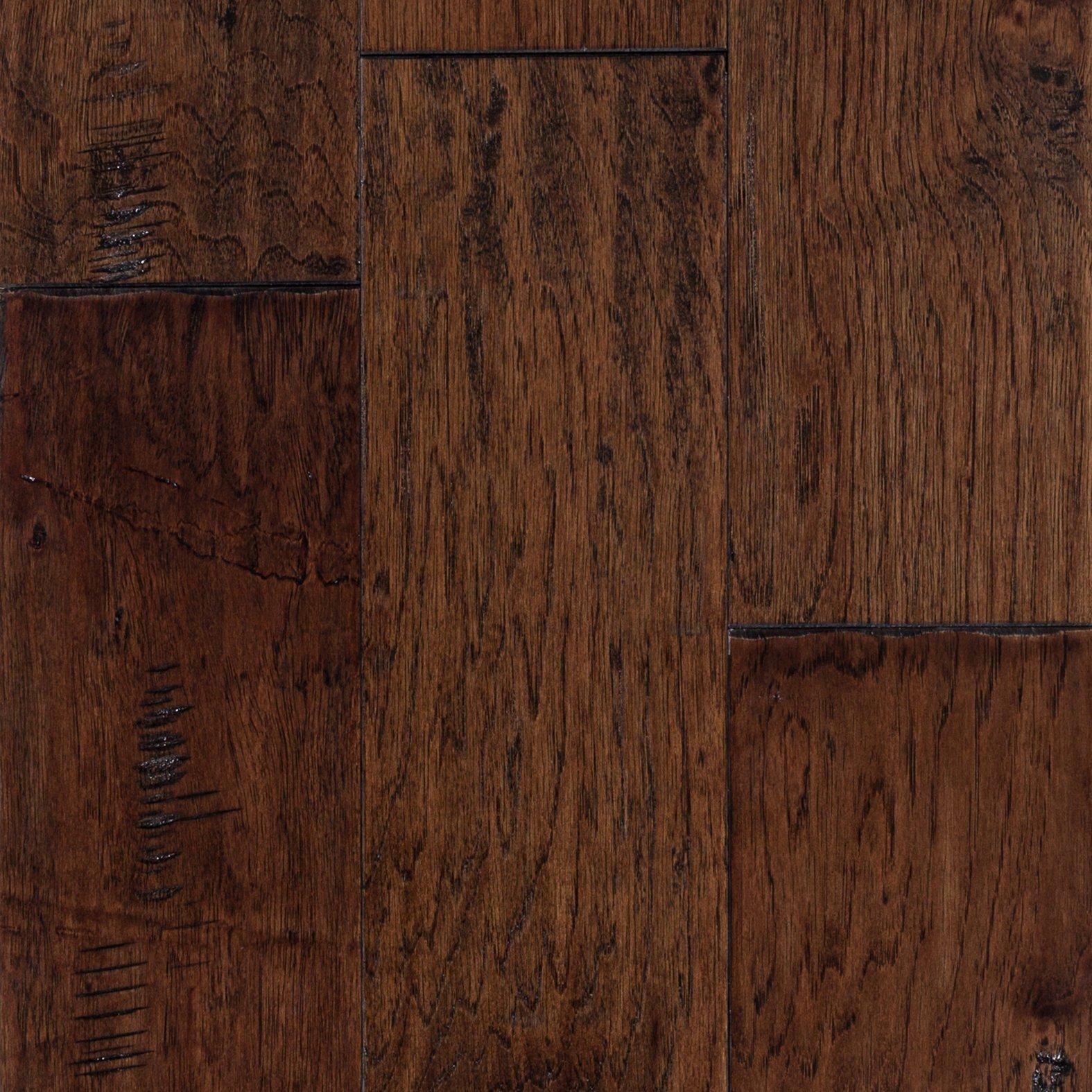 Chestnut Hickory Hand Scraped Engineered Hardwood - 3/8in. X 5in ...