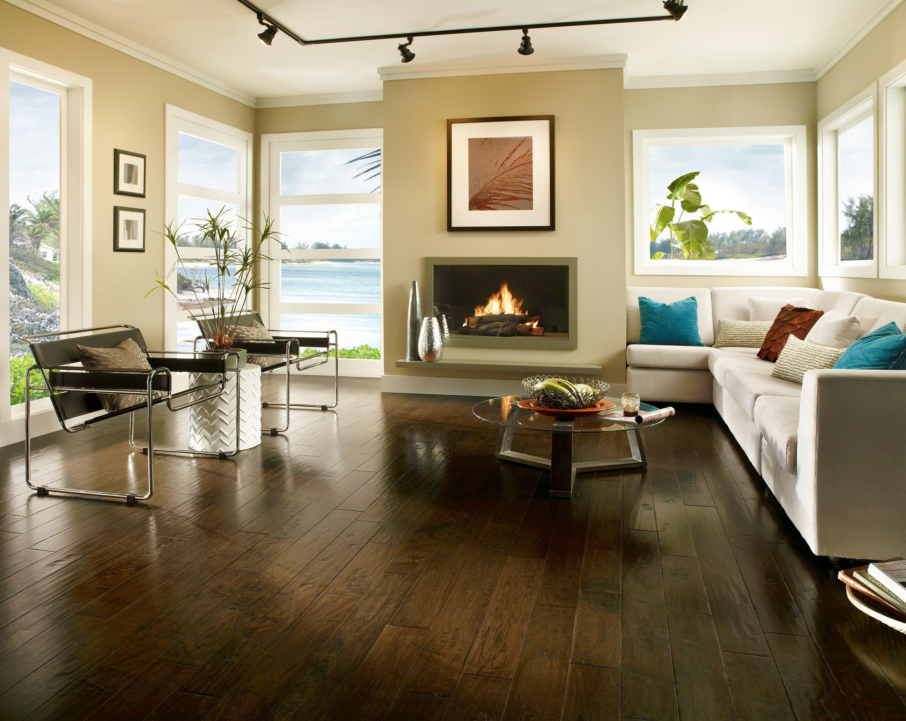 Rawhide Hickory Hand Scraped Engineered Hardwood