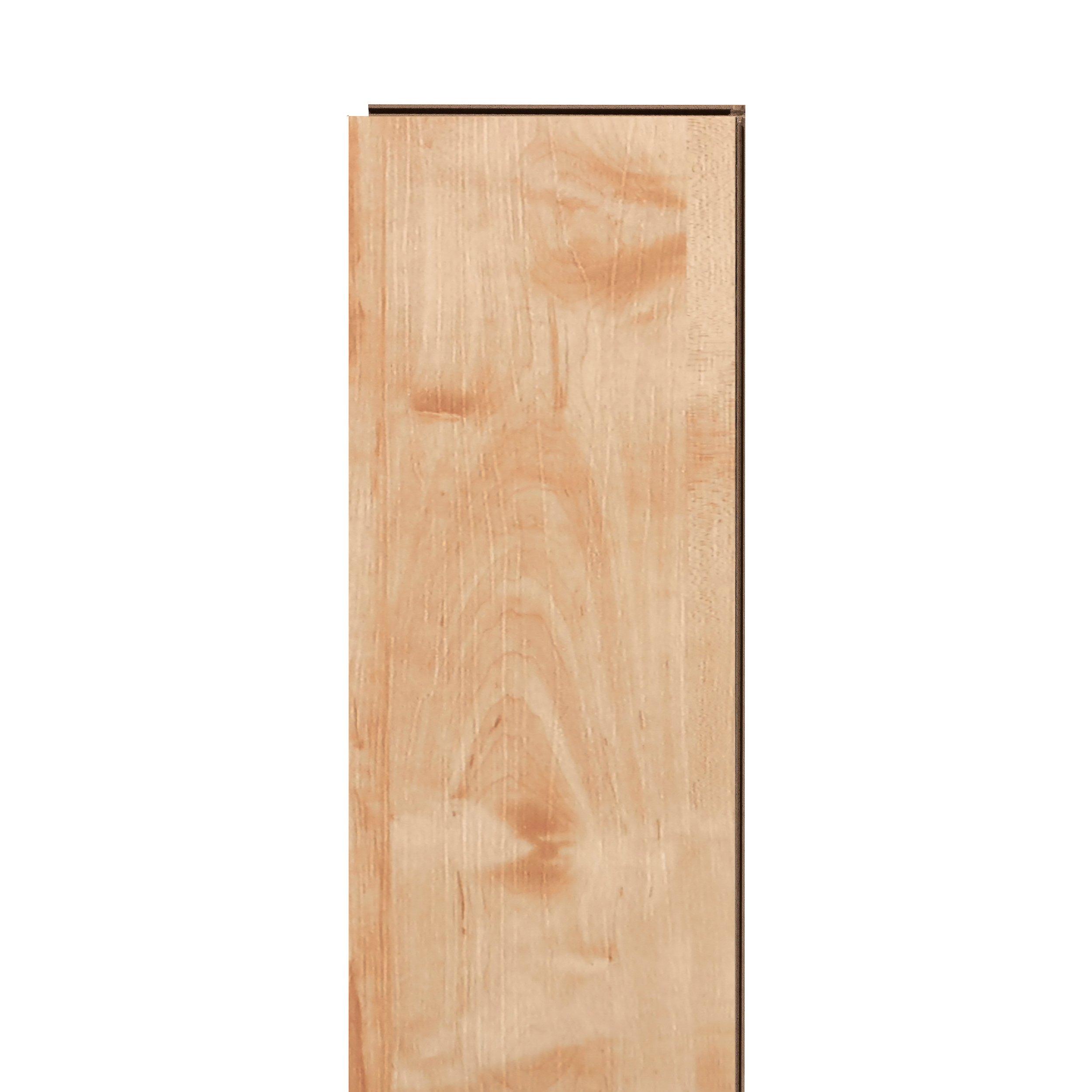 Spalted Maple Rigid Core Luxury Vinyl Plank - Cork Back