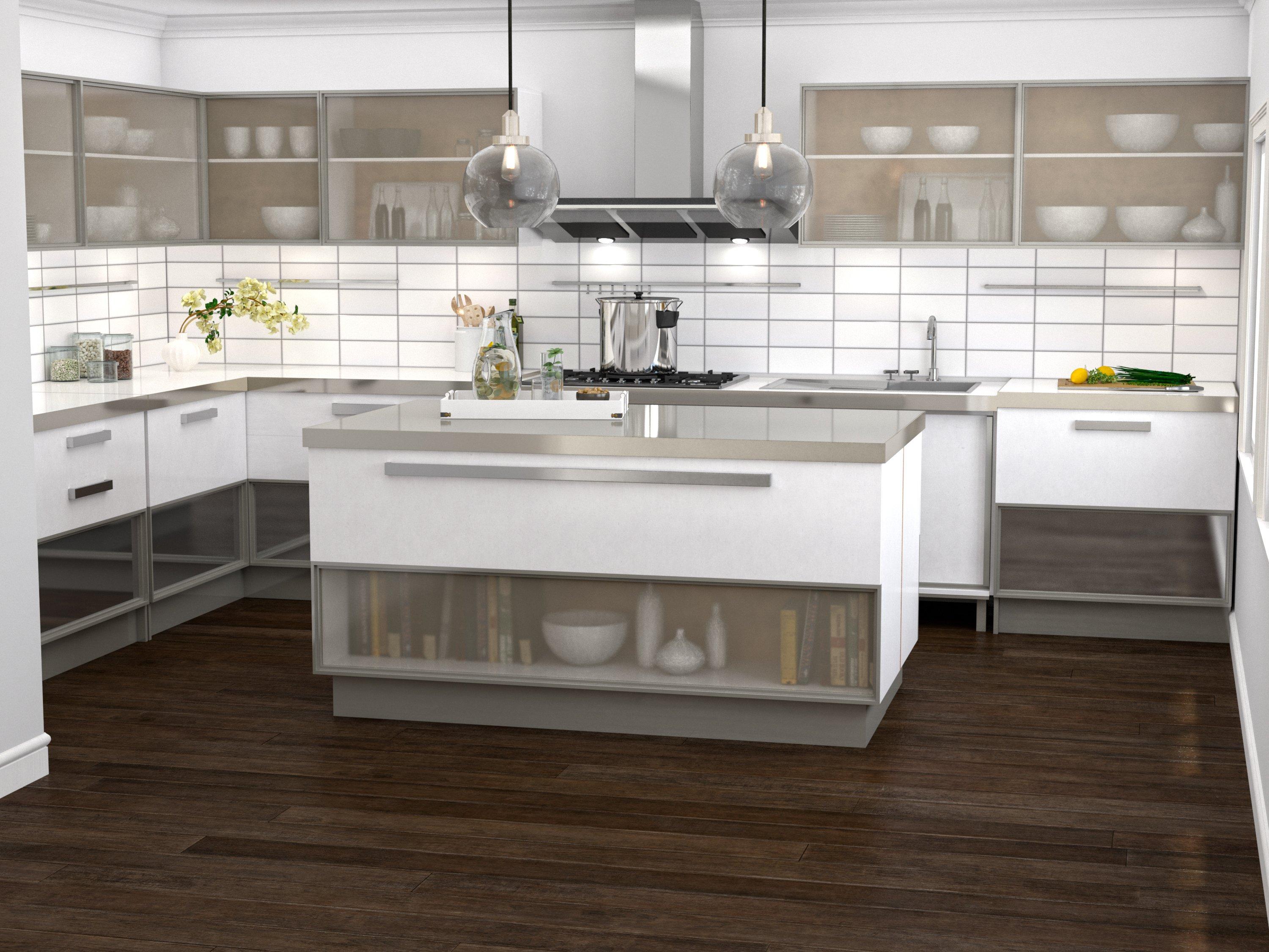 Bright White Ice Beveled Ceramic Wall Tile