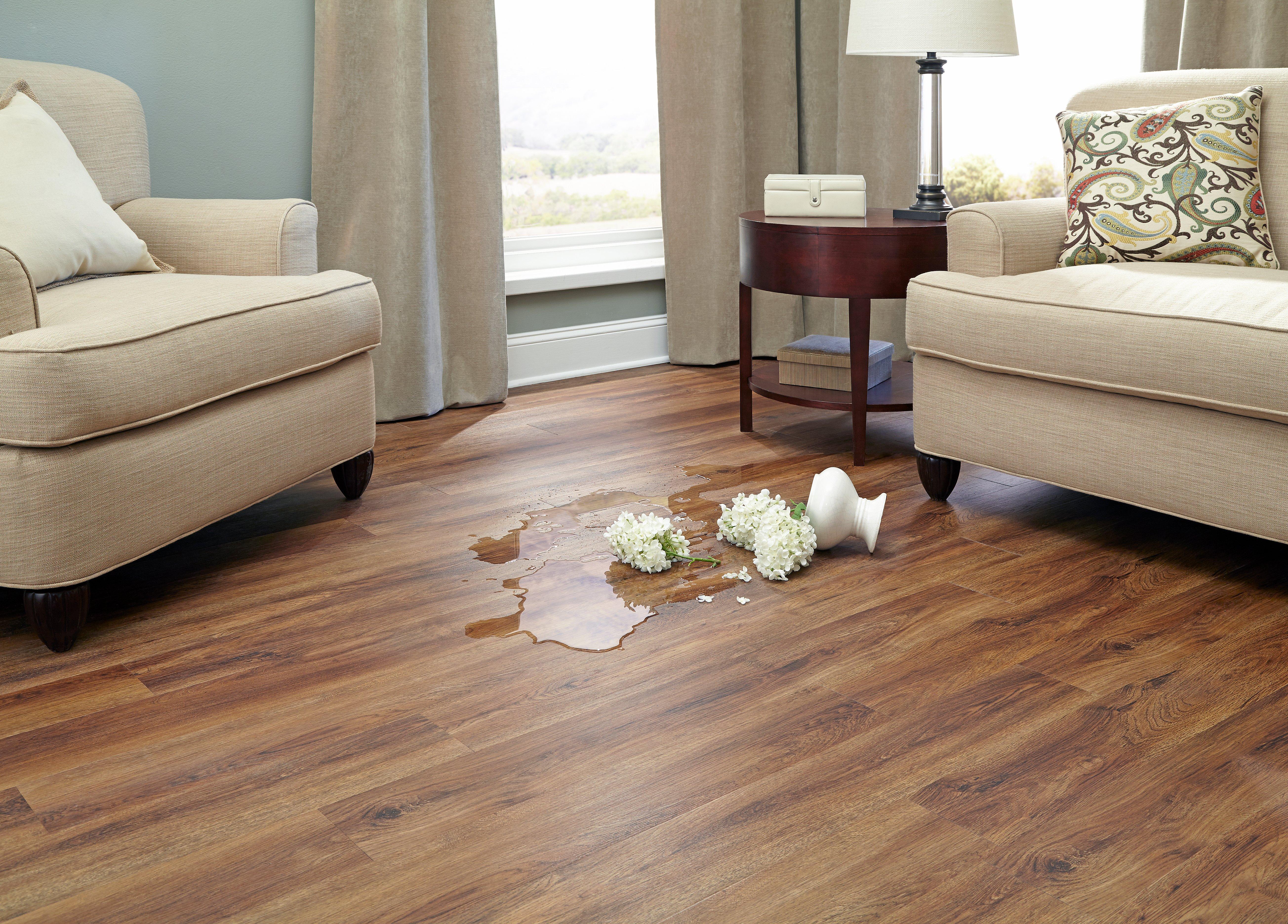 Waterproof vinyl flooring