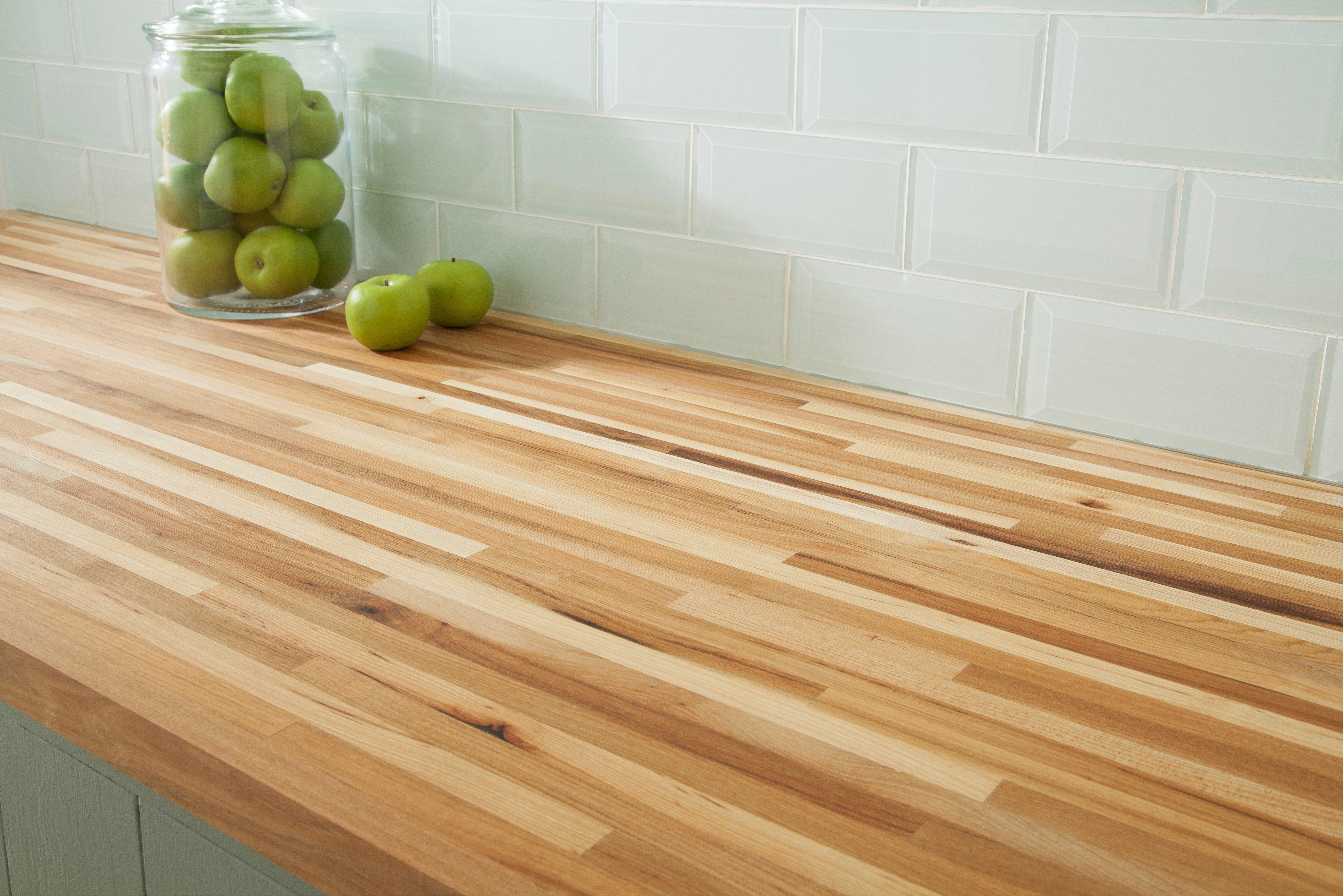 American Hickory Butcher Block Island 6ft.