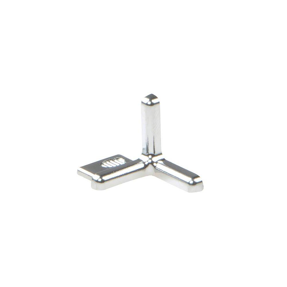 Schluter Indec Out Corner 3/8in. Aluminum Polish Chrome