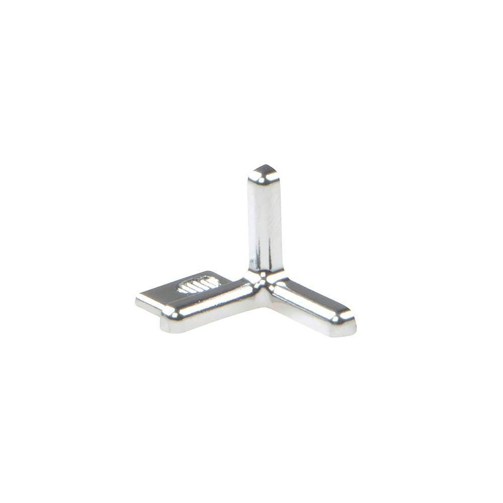 Schluter Indec Out Corner 7/16in. Aluminum Polish Chrome