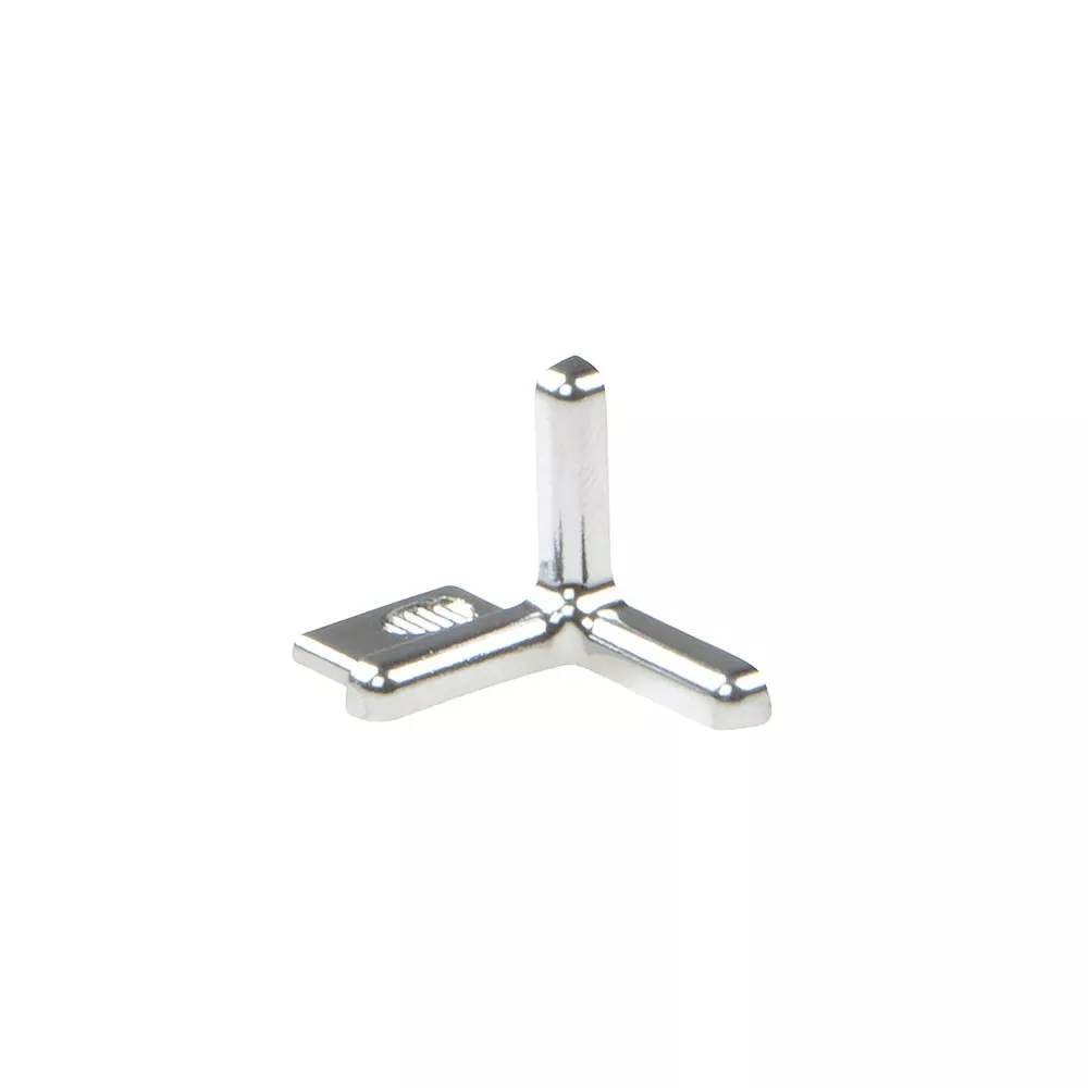 Schluter Indec Out Corner 7/16in. Aluminum Polish Chrome