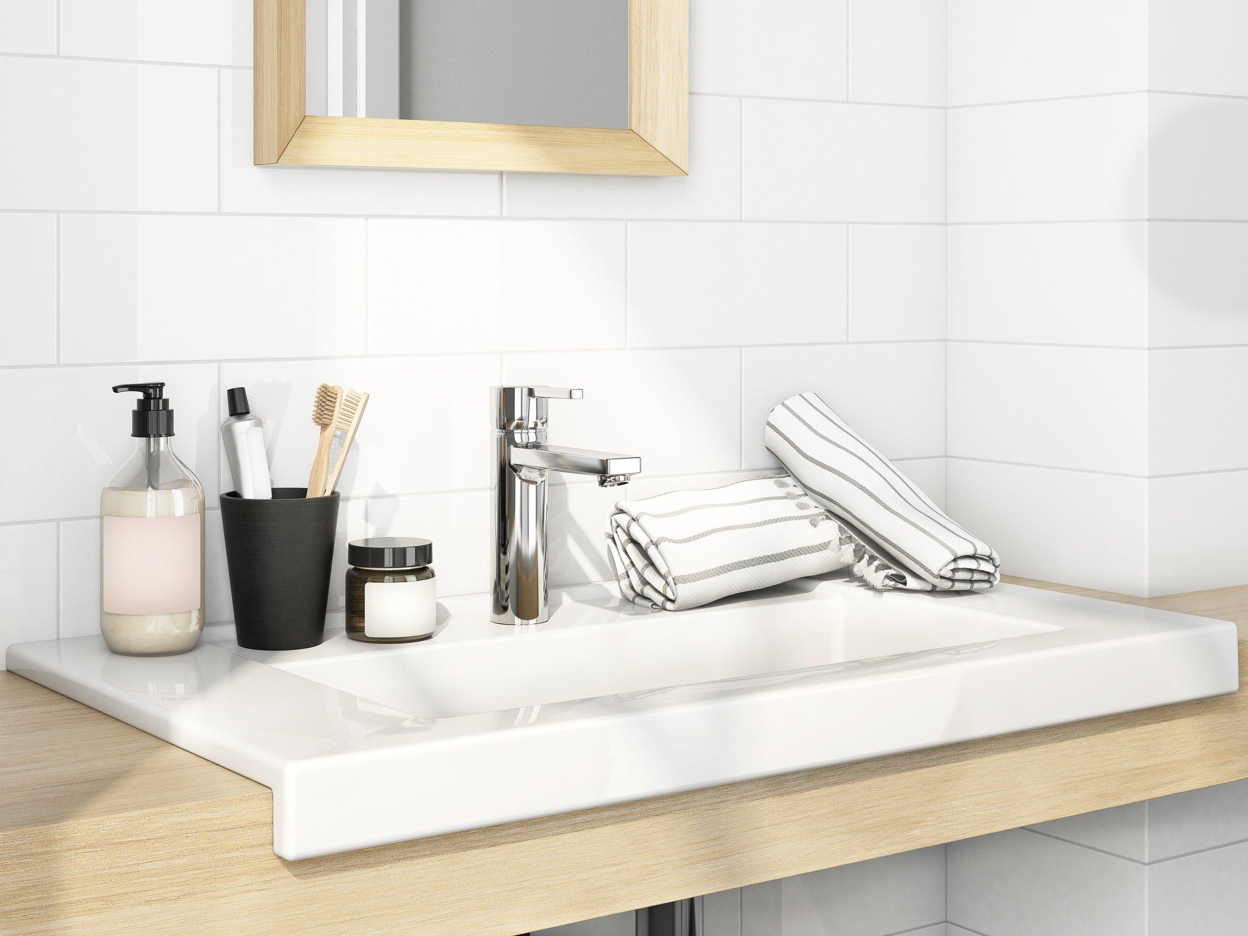 Bright White Ice Ceramic Wall Tile