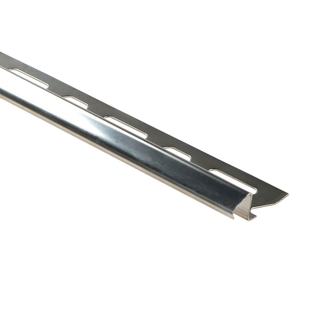Schluter Deco-De 135 Degrees Edge Trim 1/2in. Stainless Steel