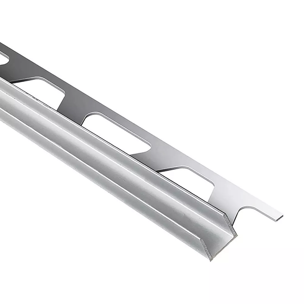Schluter Deco-Sg Shadow Gap 1/2in. Aluminum Bright Chrome