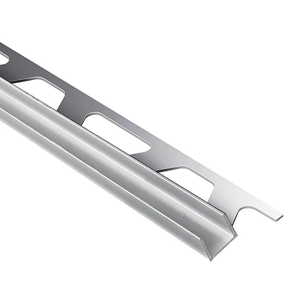 Schluter Deco-Sg Shadow Gap 3/8in. Aluminum Bright Chrome