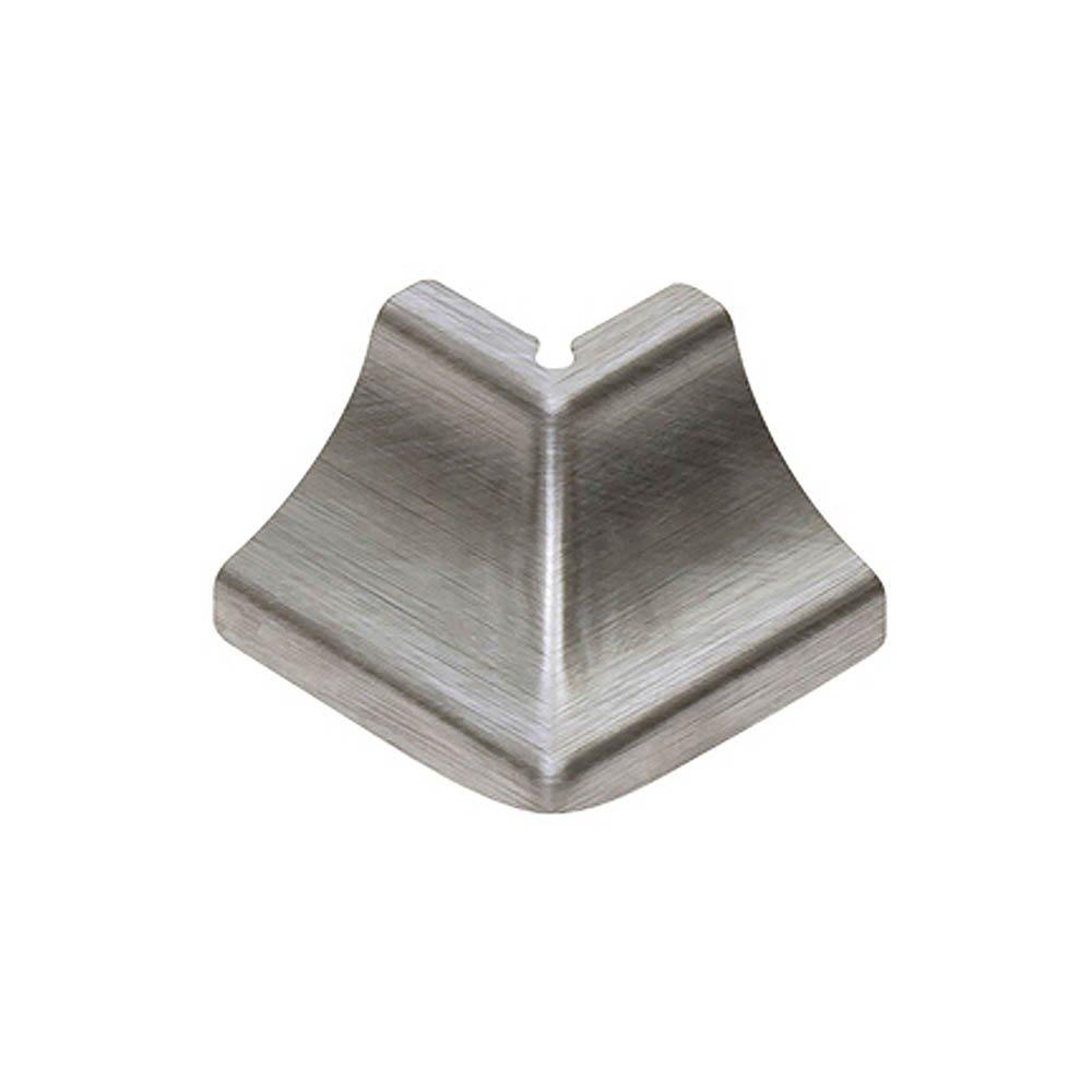 Schluter Dilex-Ehk Out Corner 90 Degrees 2-Way Brush Stainless Steel