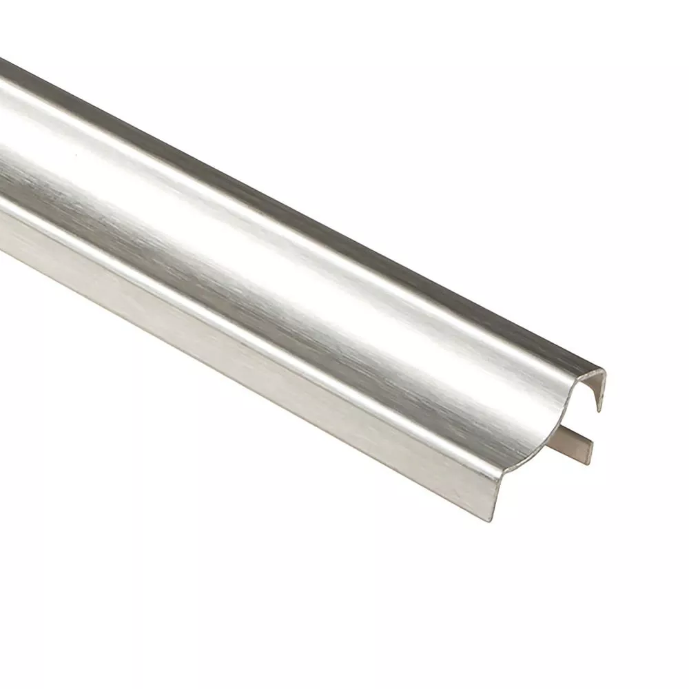 Schluter Dilex-Hku R10 Cove Profile Brush Stainless Steel