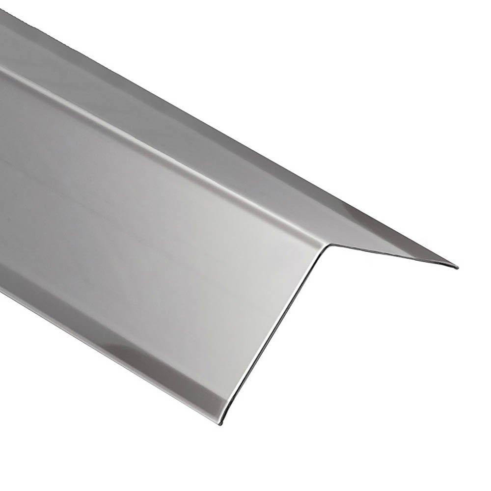 Schluter Eck-K 1-9/32in. Stainless Steel 8Ft. 2-1/2in.