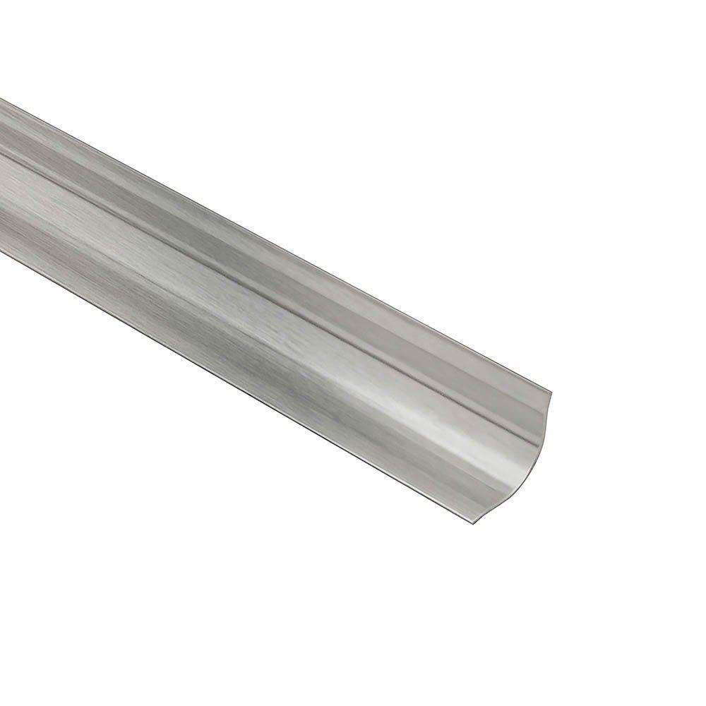 Schluter Eck-Khk Retrofit Brushed Stainless Steel 6Ft. 7In.