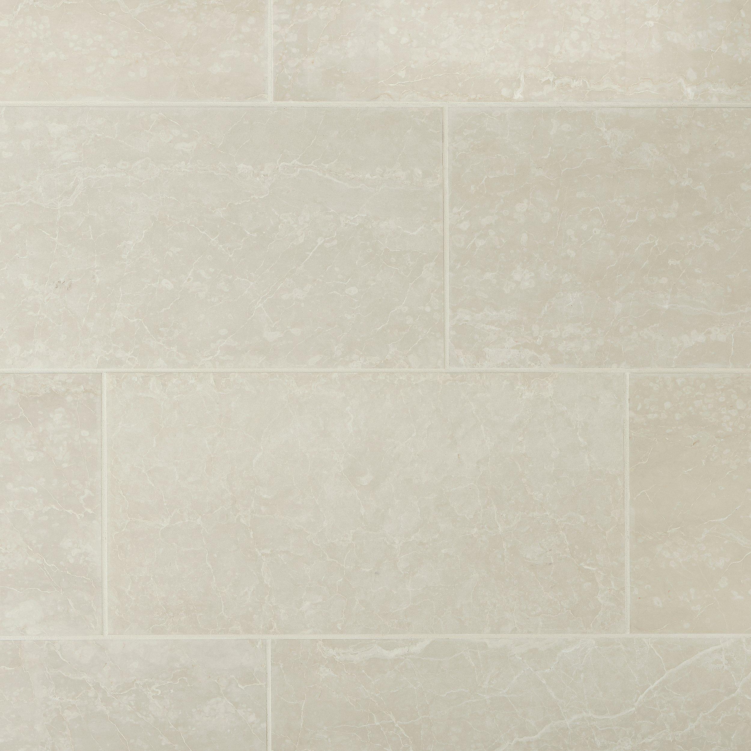 Botticino Fiorito Polished Marble Tile | Floor & Decor