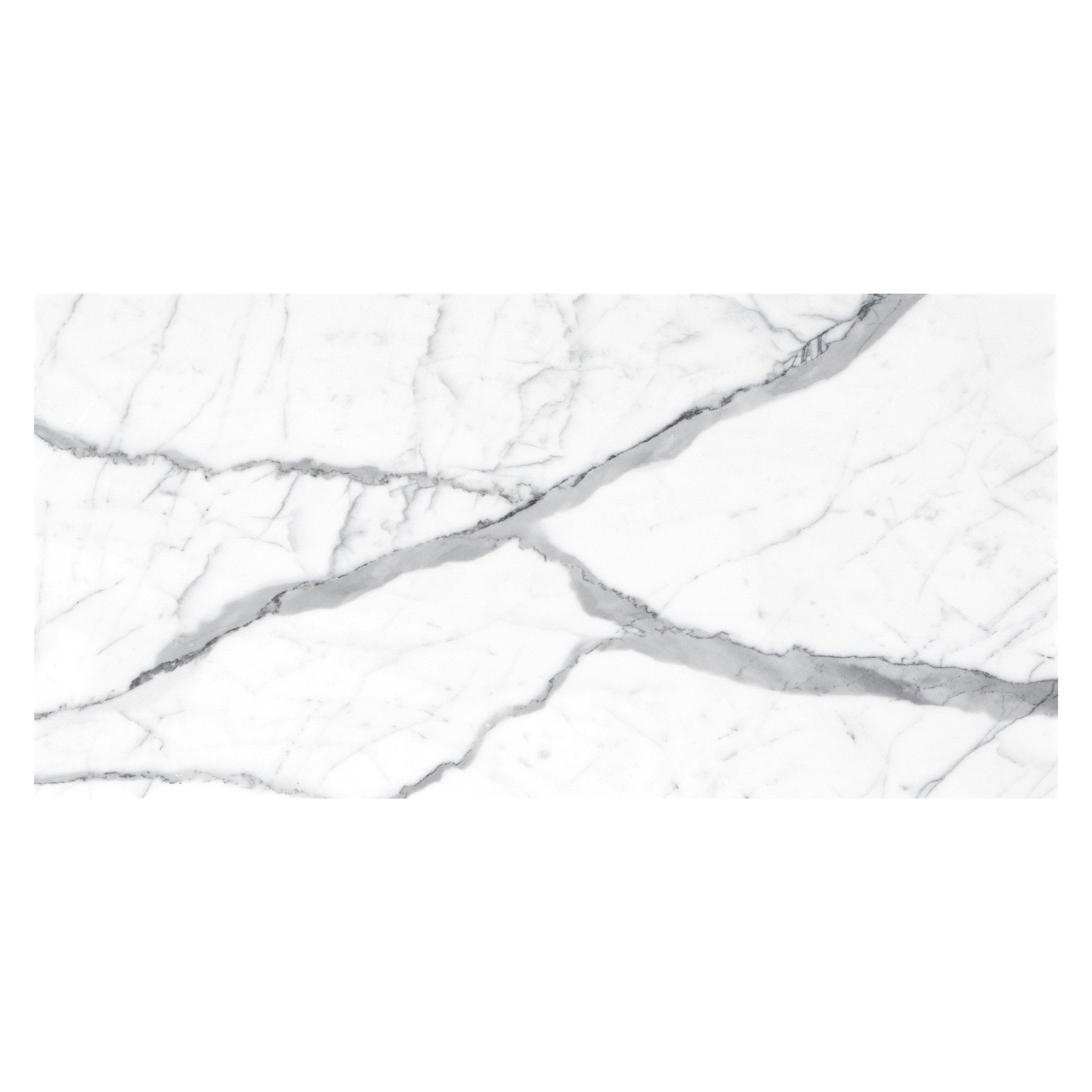 Statuario Classic Polished Marble Tile