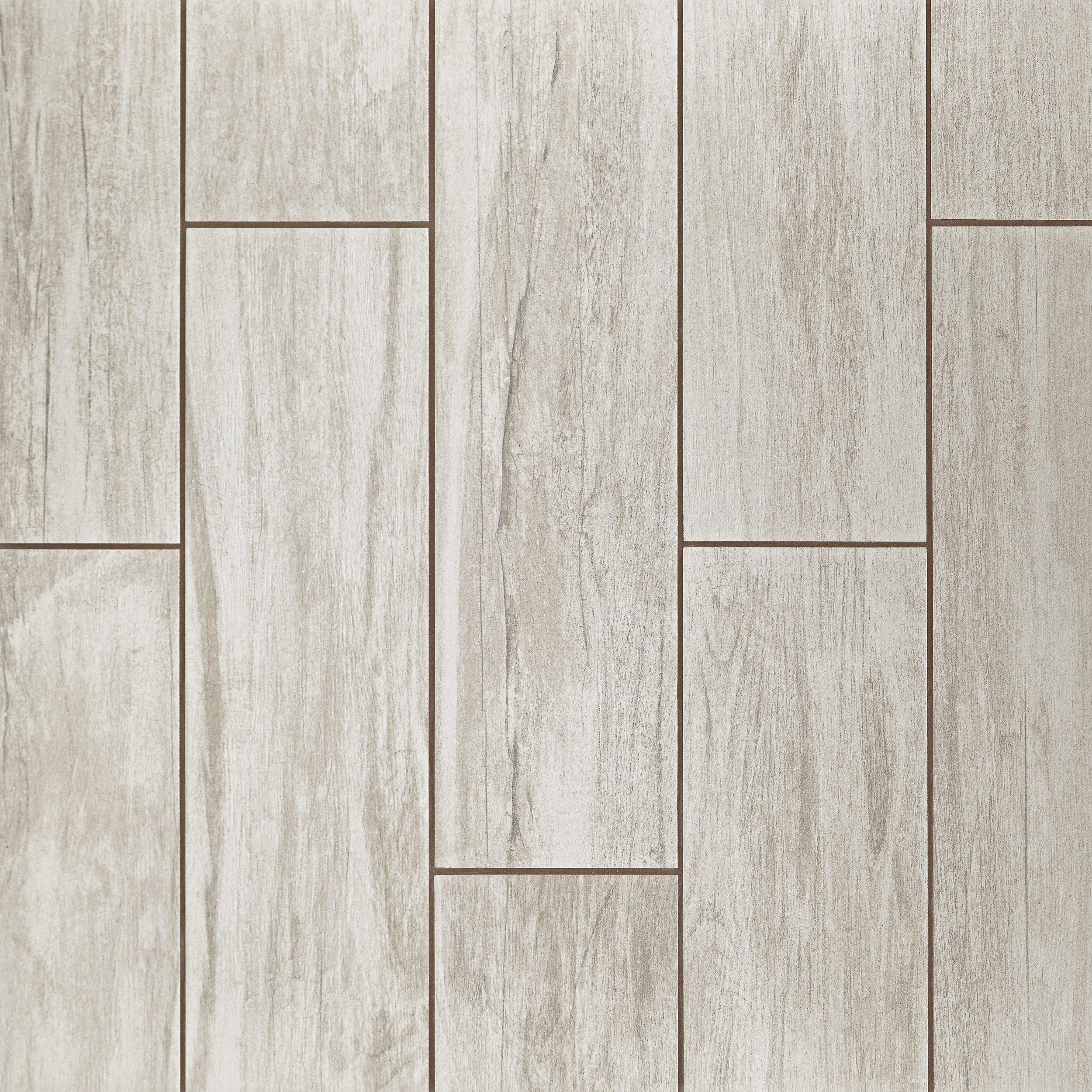 Providence Bianco Wood Plank Porcelain Tile - White Tile | Floor and Decor