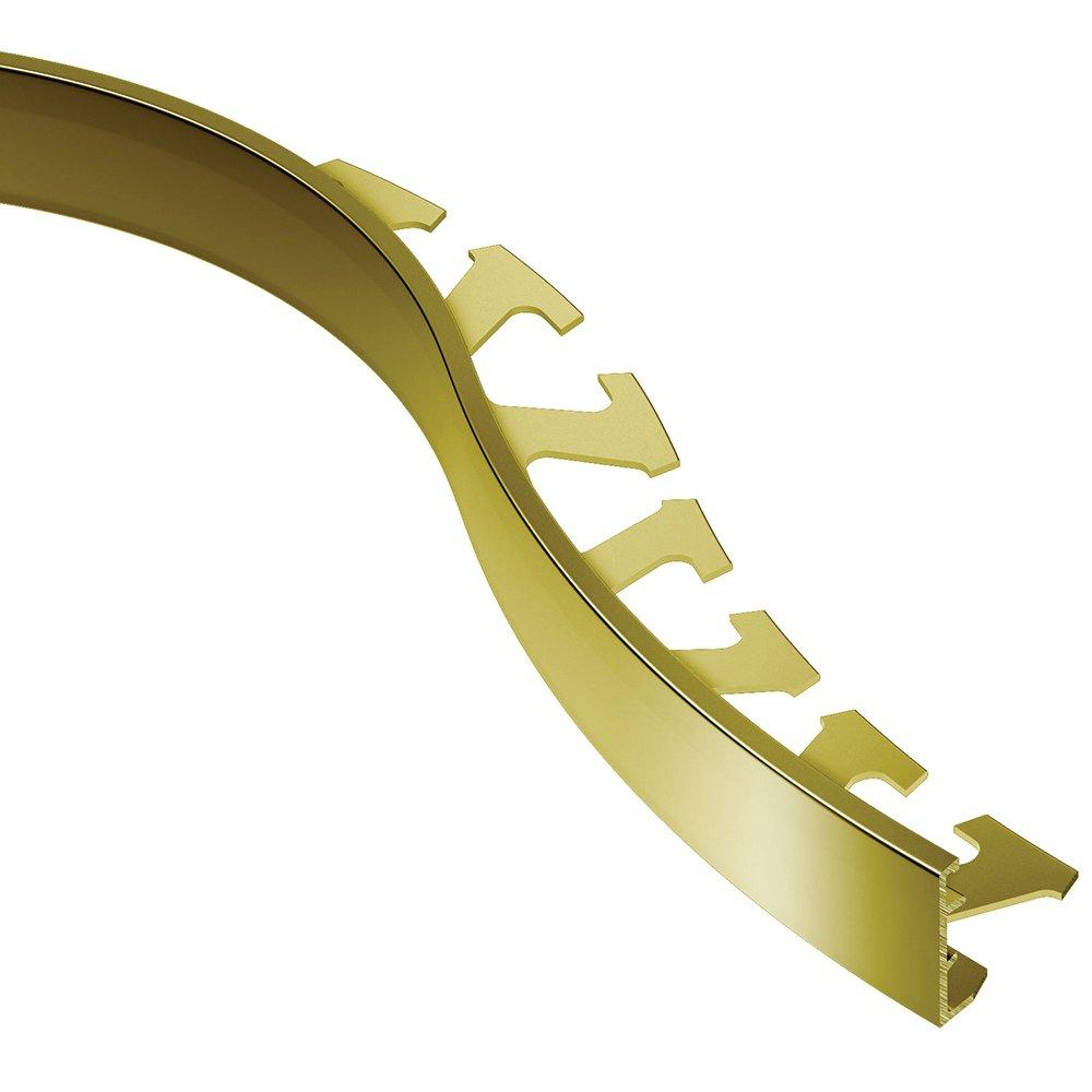 Schluter Schiene-Radius Edge Trim 3/4in. Brass