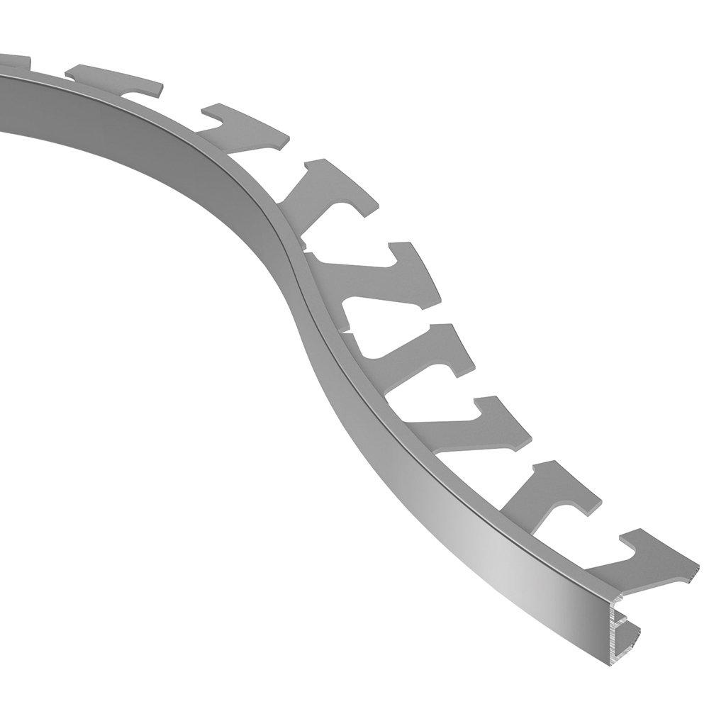 Schluter Schiene-Radius Edge Trim 7/16in. Aluminum