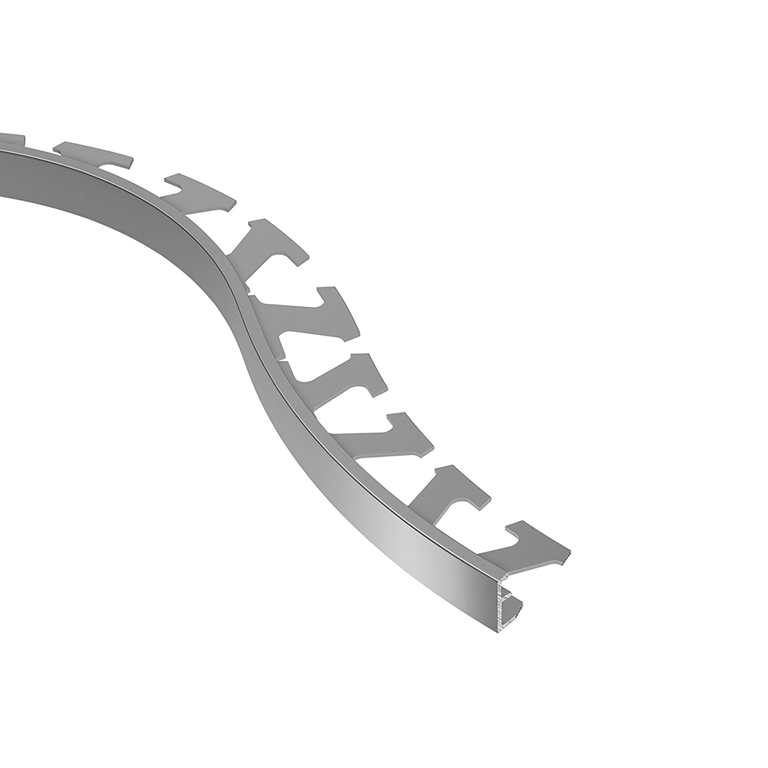 Schluter Schiene-Radius Edge Trim 7/8in. Aluminum