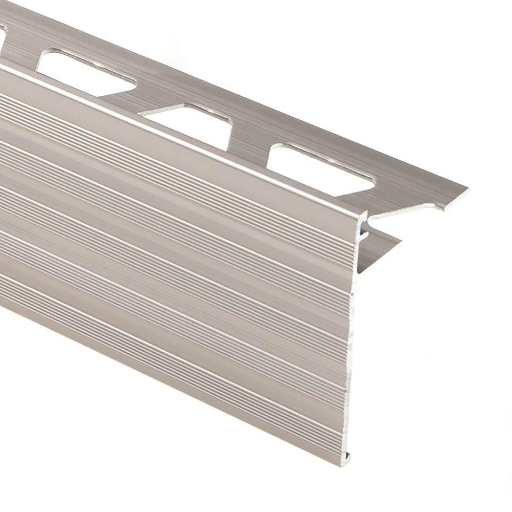 Schluter Schiene-Step-39 Profile 3/8in. Aluminum Satin Nickel