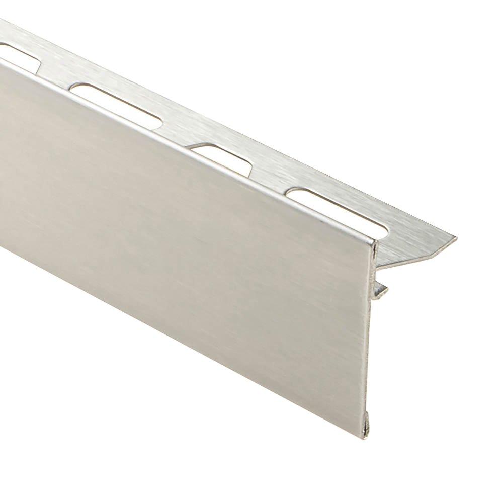 Schluter Schiene-Step-30 Profile 11/32in. Brush Stainless Steel