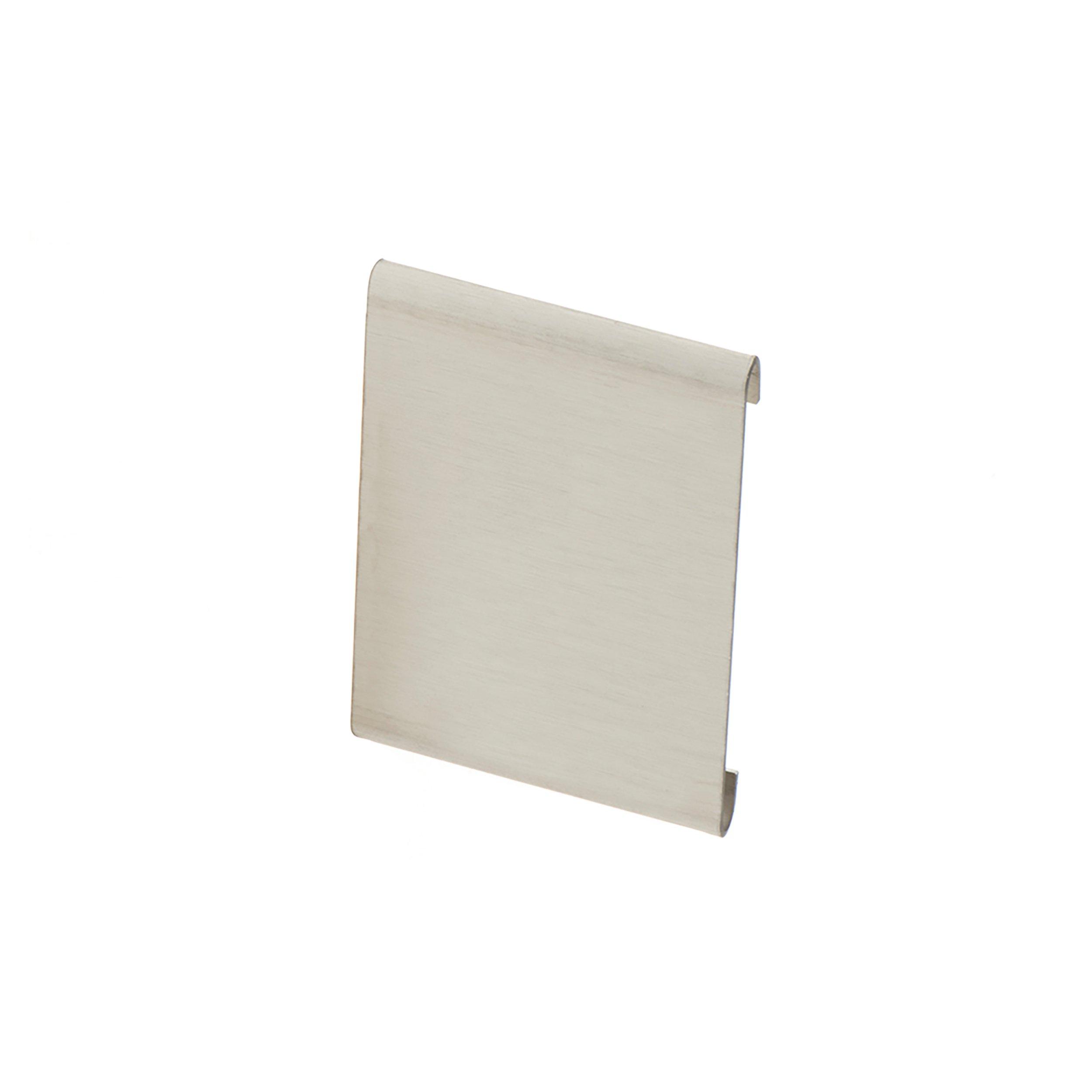 Schluter Schiene-Step-39 Connector 1/2in. Brush Stainless Steel