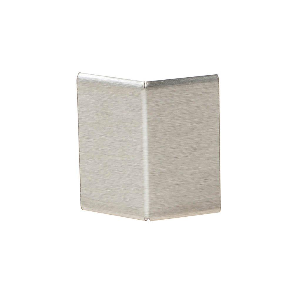 Schluter Schiene-Step-39 Out Corner 135 Degrees 7/16in. Brush Stainless Steel