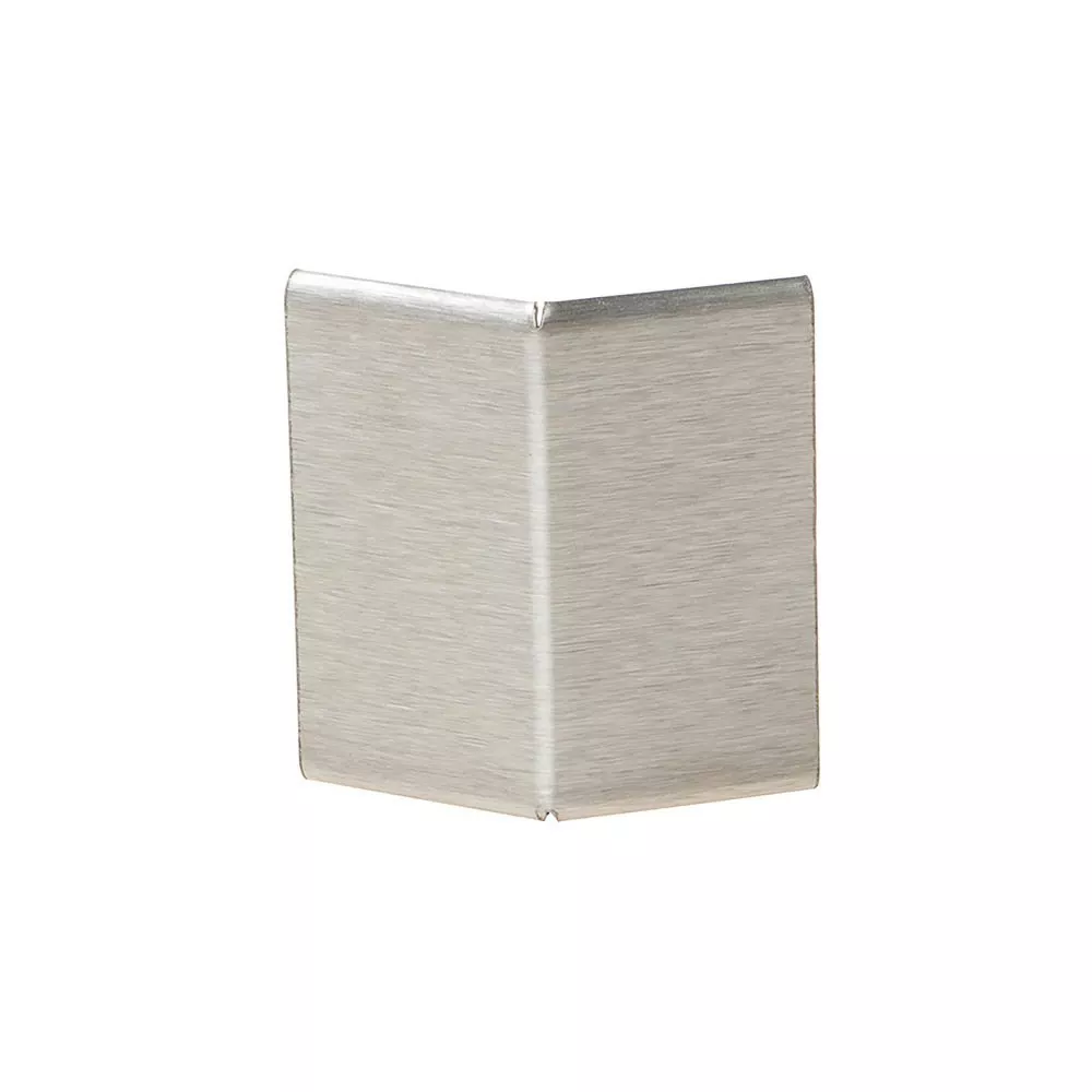 Schluter Schiene-Step-39 Out Corner 135 Degrees 7/16in. Brush Stainless Steel