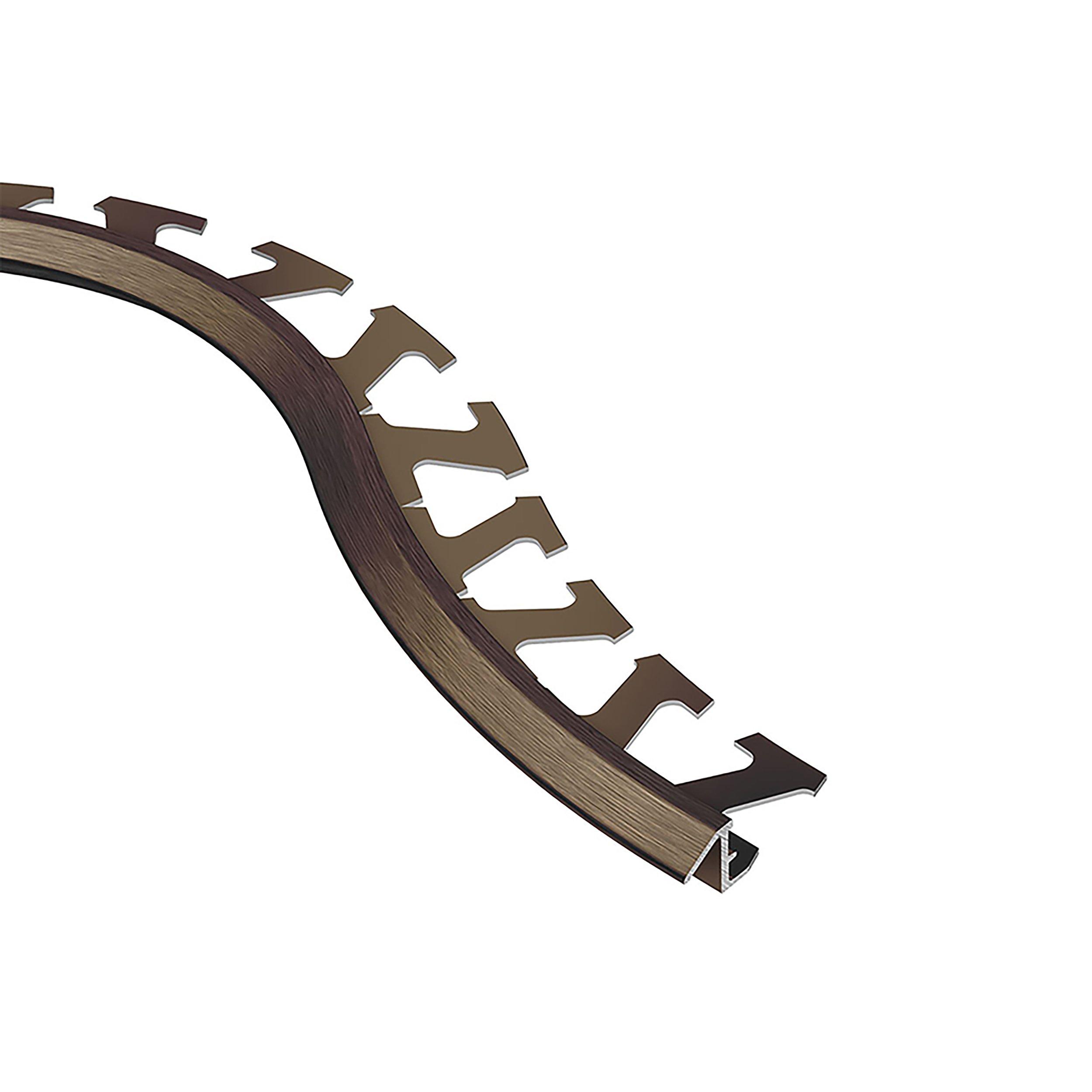 Schluter Reno-Tk-Radius Reducer 5/16in. Aluminum Antique Bronze