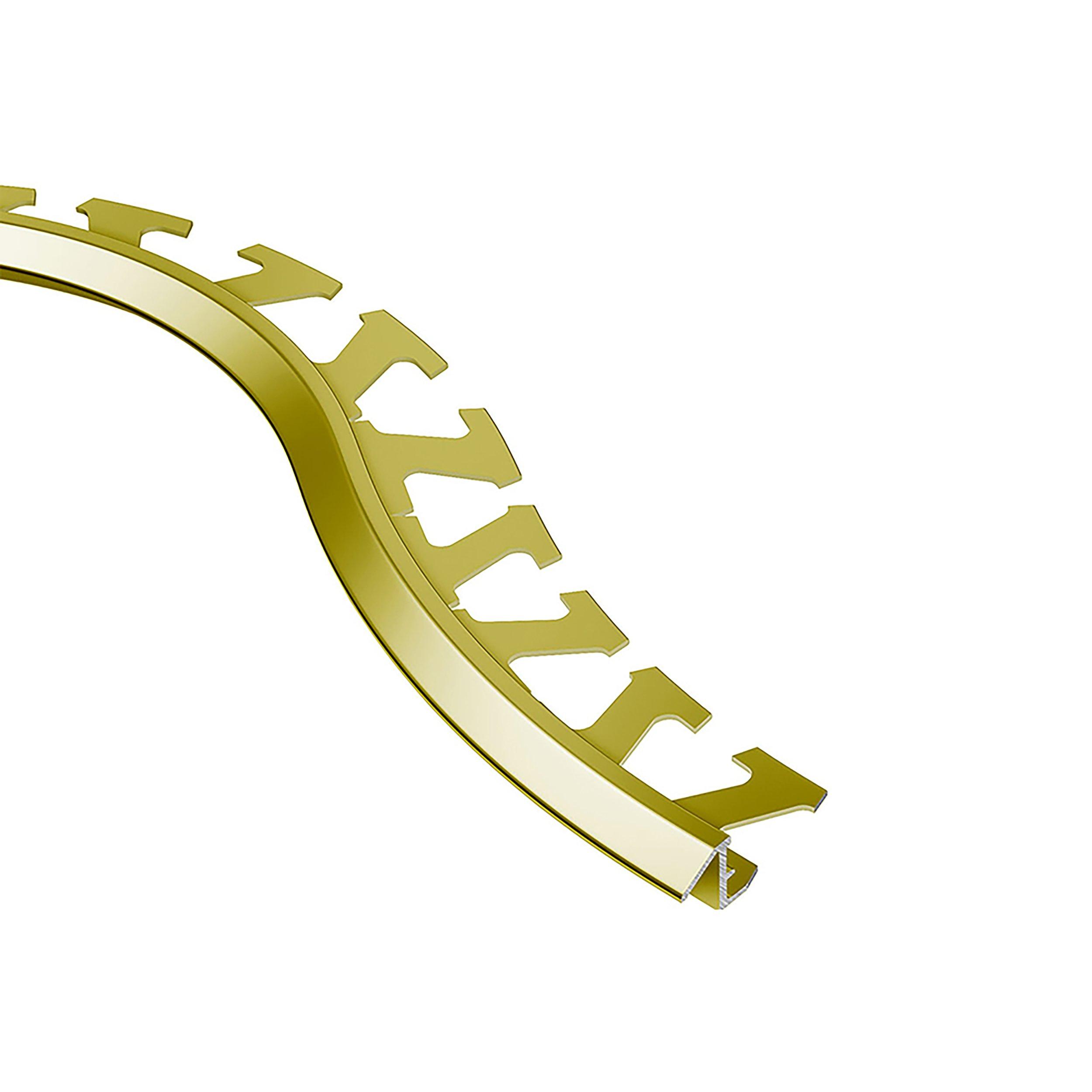 Schluter Reno-Tk-Radius Reducer 5/16in. Brass