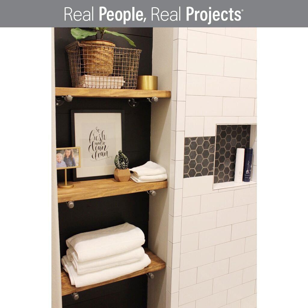 Uptown Antracite Hexagon Porcelain Mosaic Floor and Decor